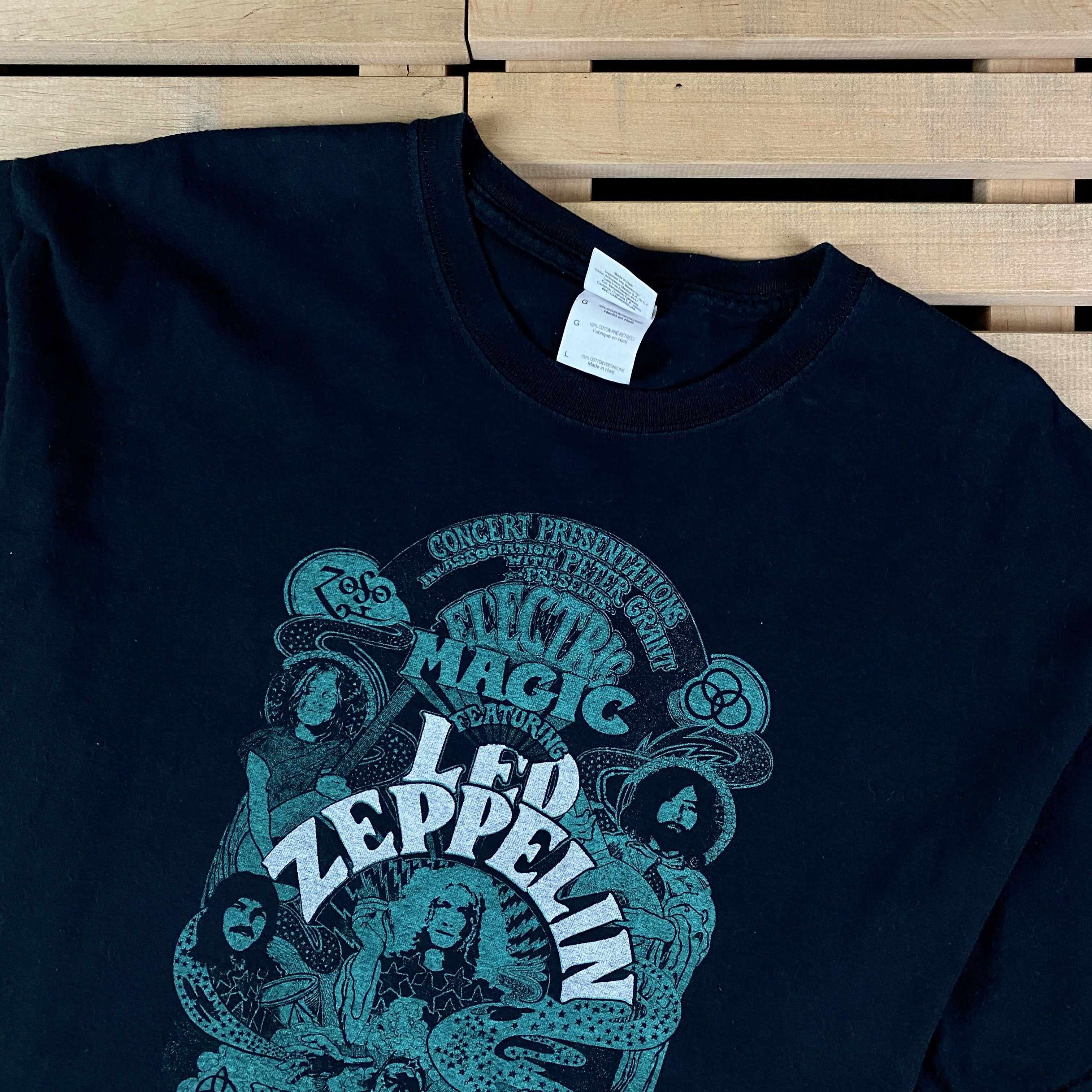Band Tees × Vintage Men’s Rock T-Shirt Led Zeppelin Vintage Size L Size US L / EU 52-54 / 3 - 2 Thumbnail
