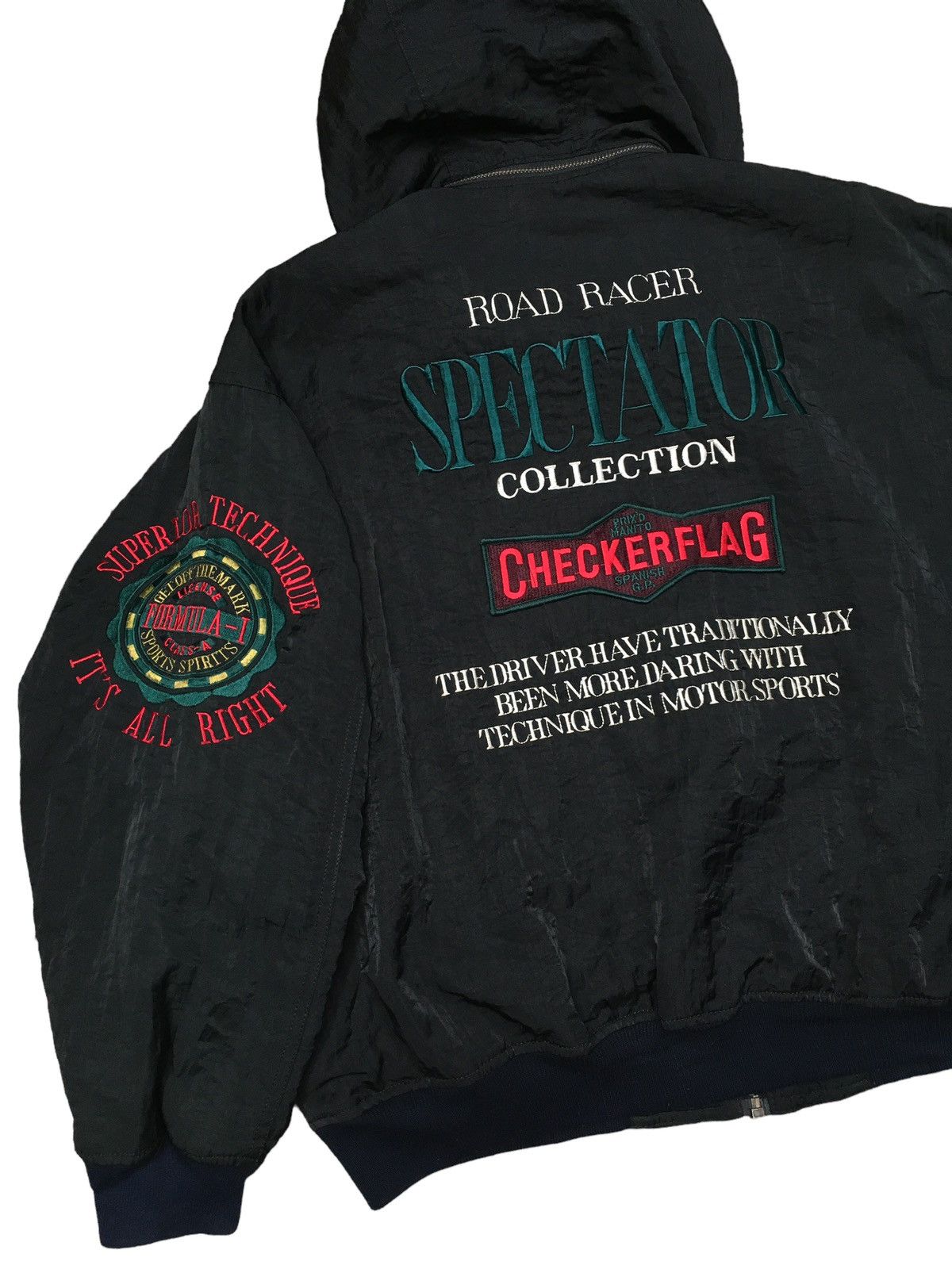 Vintage Rare Vintage Racing Team Formula One Bomber Jacket 1990s Size US M / EU 48-50 / 2 - 7 Thumbnail