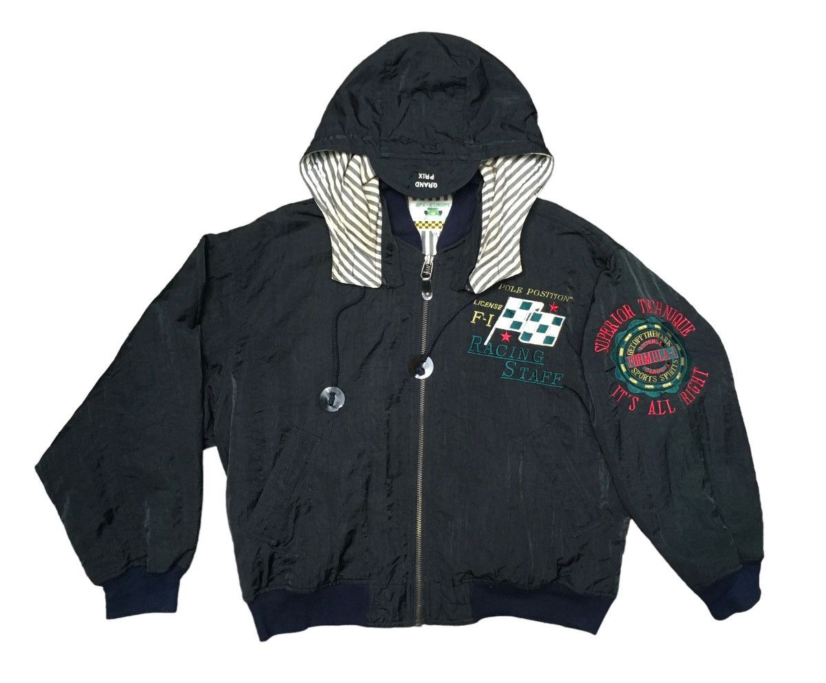 Vintage Rare Vintage Racing Team Formula One Bomber Jacket 1990s Size US M / EU 48-50 / 2 - 1 Thumbnail