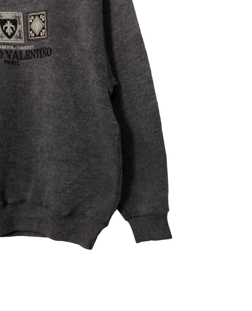 Japanese Brand Vintage Claudio Valentino Paris Embroidered Sweatshirt Size US M / EU 48-50 / 2 - 2 Thumbnail