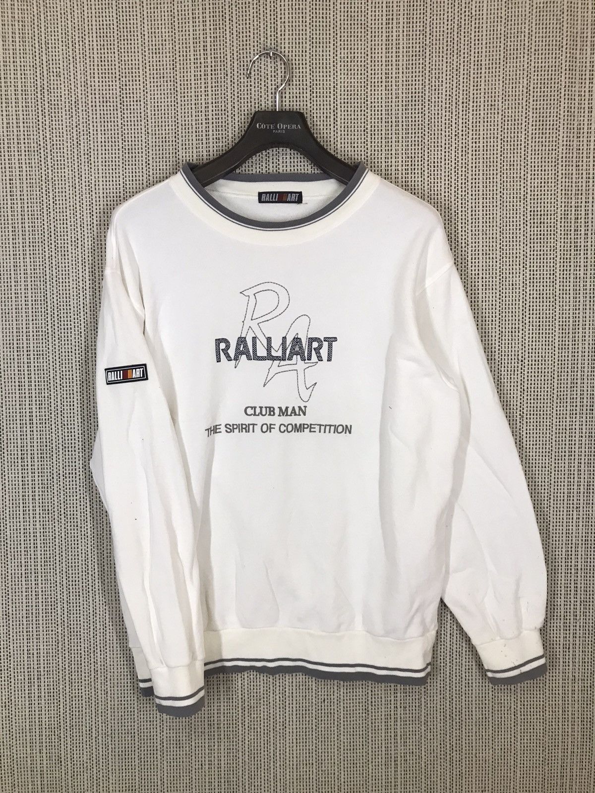 image of Gear For Sports x Racing Ralli Art Club Man The Spirit Of Competition Sweatshirt in White (Size Lar