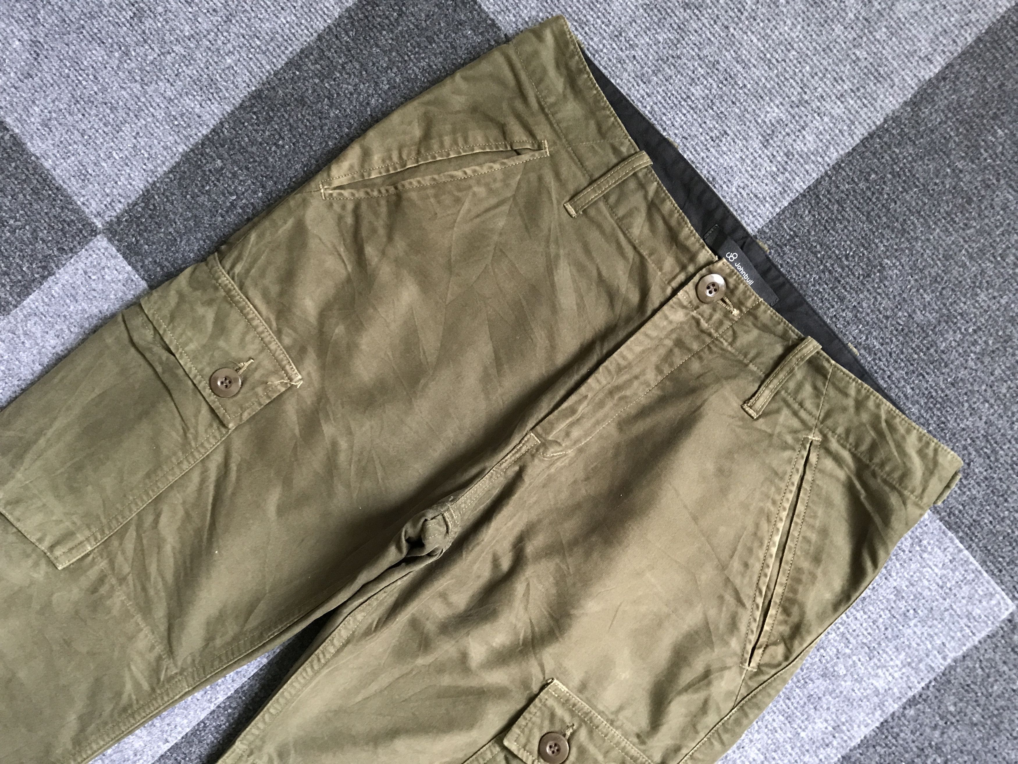 Japanese Brand CP118 Johnbull Japan Vintage Military Design Cargo Pant Size US 32 / EU 48 - 4 Thumbnail