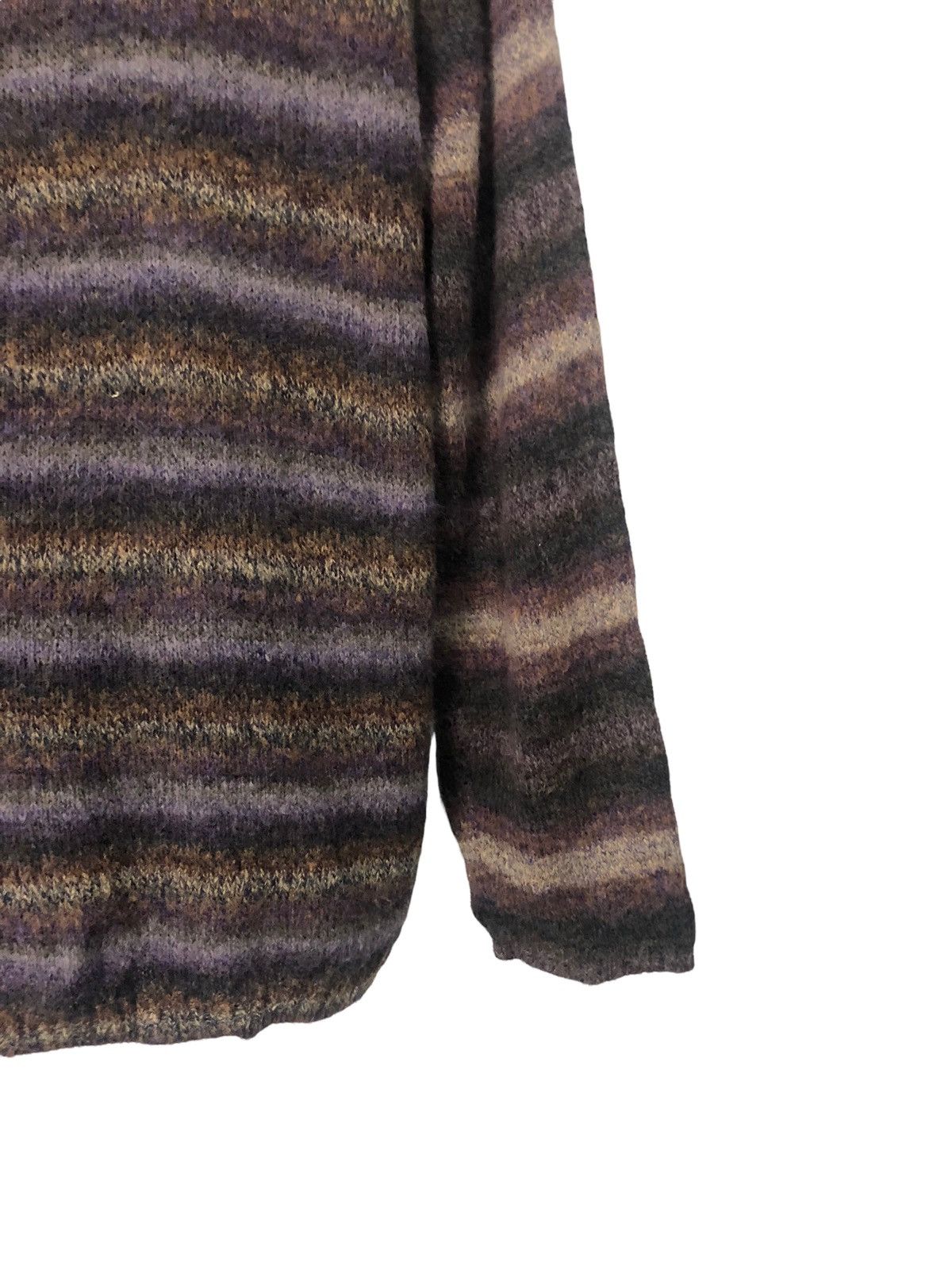 Aran Isles Knitwear Vintage Dos Nus Striped Knitwear Sweater Jumper Size US M / EU 48-50 / 2 - 6 Thumbnail