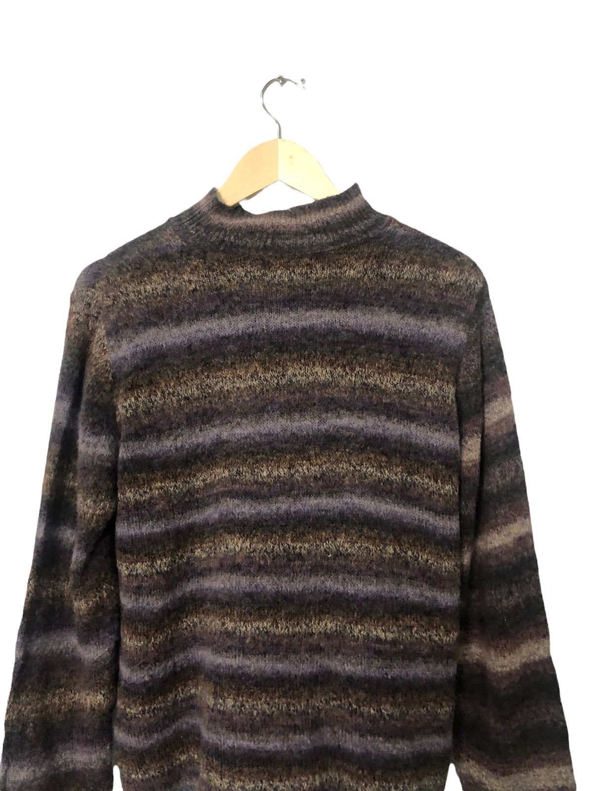 Aran Isles Knitwear Vintage Dos Nus Striped Knitwear Sweater Jumper Size US M / EU 48-50 / 2 - 8 Thumbnail