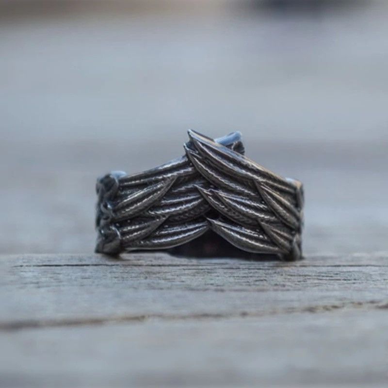 Jewelry Bird Feather Ring Size ONE SIZE - 3 Thumbnail