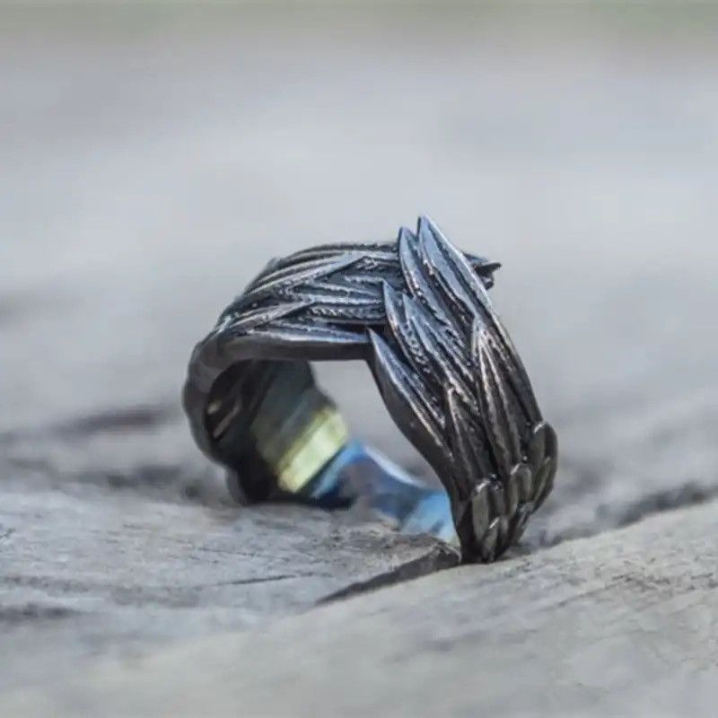 Jewelry Bird Feather Ring Size ONE SIZE - 1 Thumbnail