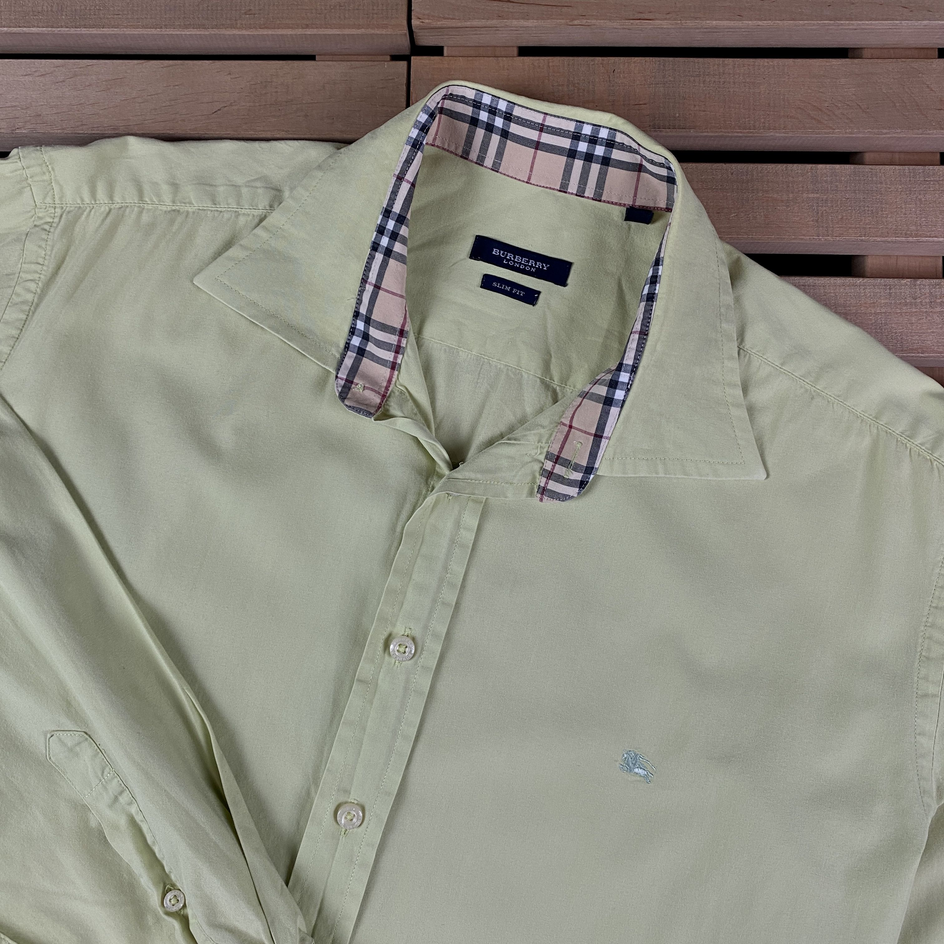 Burberry Men’s Shirt Long Sleeve Burberry Size 42 Size US L / EU 52-54 / 3 - 2 Thumbnail