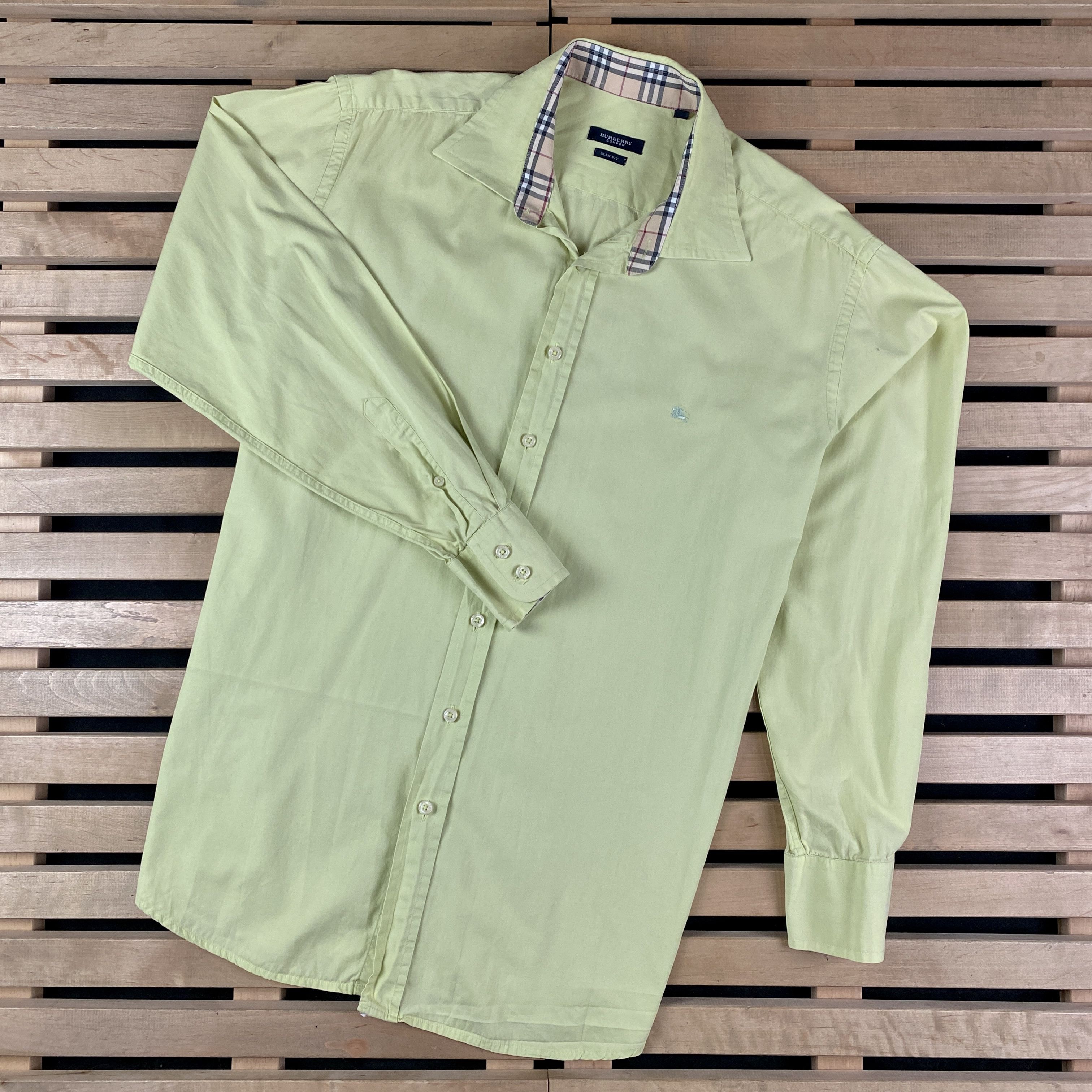 Burberry Men’s Shirt Long Sleeve Burberry Size 42 Size US L / EU 52-54 / 3 - 1 Thumbnail