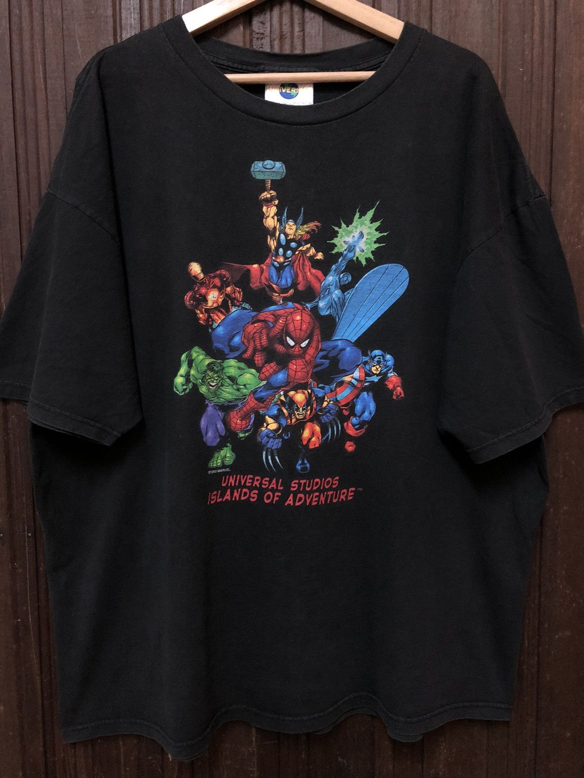 Marvel Comics × Universal Studios × Vintage Vintage OVERSIZE 1998 Marvel Character Big Print Tee Shirt Size US XXL / EU 58 / 5 - 2 Thumbnail