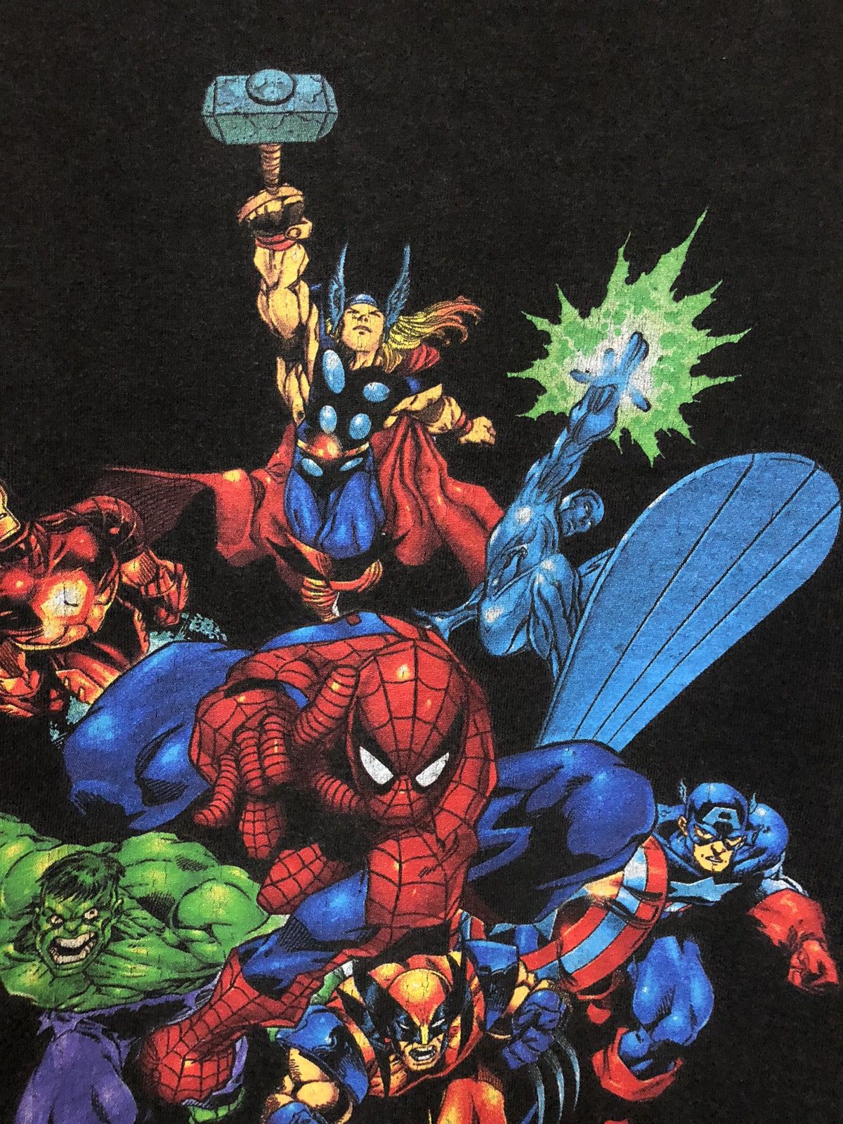 Marvel Comics × Universal Studios × Vintage Vintage OVERSIZE 1998 Marvel Character Big Print Tee Shirt Size US XXL / EU 58 / 5 - 3 Thumbnail