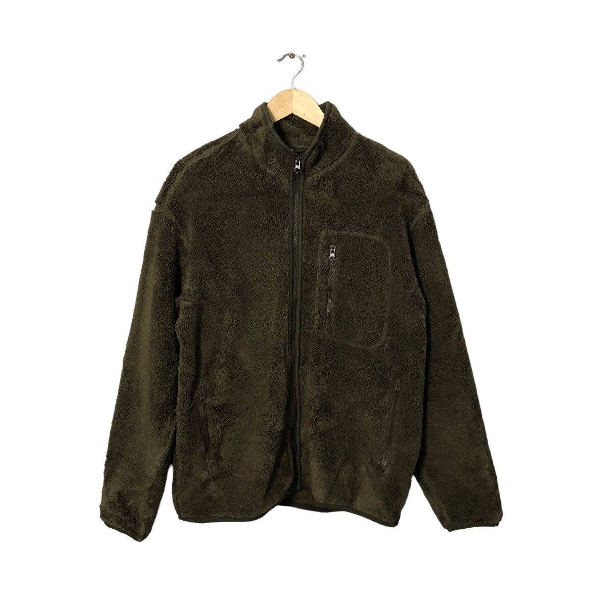 Japanese Brand × Uniqlo × Vintage Vintage Uniqlo Zipper Ups Fleece Jacket Size US L / EU 52-54 / 3 - 1 Thumbnail