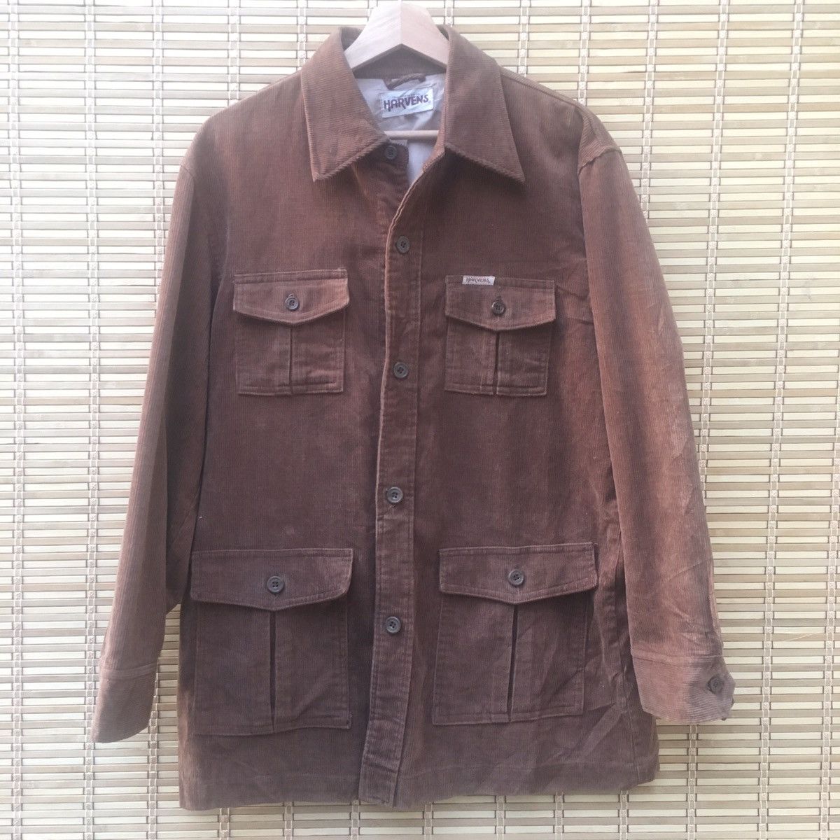 Japanese Brand Sun Faded Harvens Corduroy Workers Jacket Size US M / EU 48-50 / 2 - 1 Thumbnail