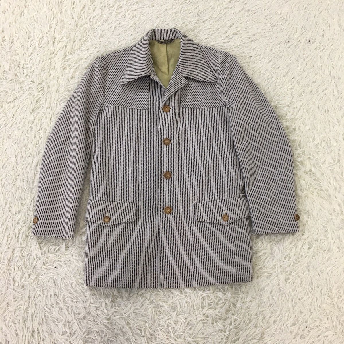 Japanese Brand Japanese Corvette Classic Stripes Blazer/Coat Size 38R - 1 Thumbnail