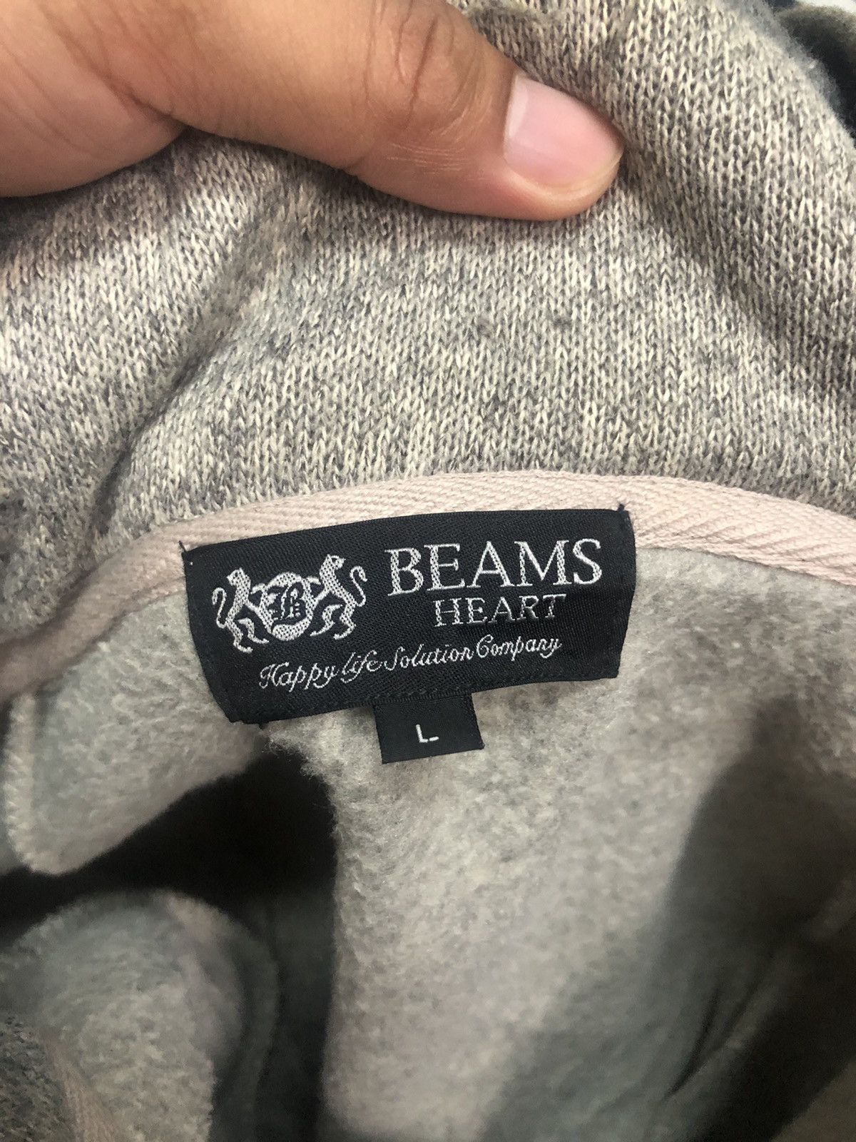 Beams Plus Vintage Beams Heart Zipper Ups Hoodie Jacket Size US M / EU 48-50 / 2 - 9 Thumbnail