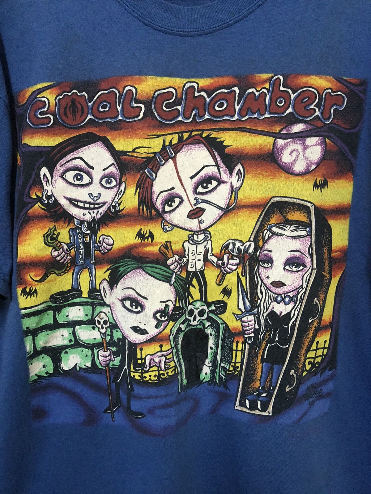 Band Tees × Vintage Vintage Coal Chamber American Metal Band Promo Rare T Shirt Size US L / EU 52-54 / 3 - 2 Thumbnail
