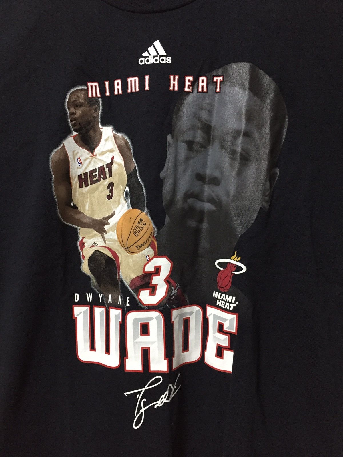 Adidas × NBA Dwyane Wade Basketball printed Shirt by adidas Size US M / EU 48-50 / 2 - 2 Thumbnail