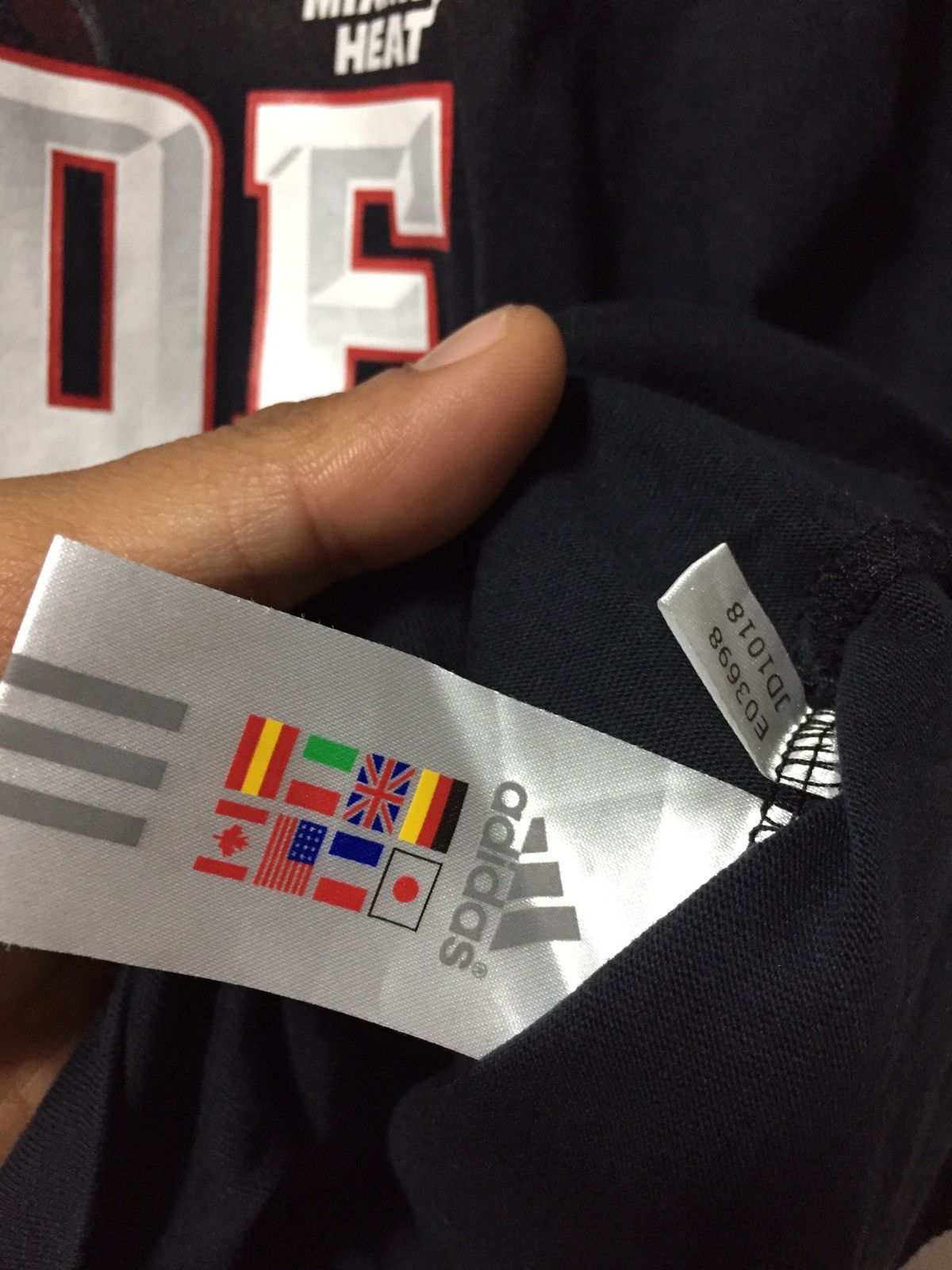 Adidas × NBA Dwyane Wade Basketball printed Shirt by adidas Size US M / EU 48-50 / 2 - 4 Thumbnail