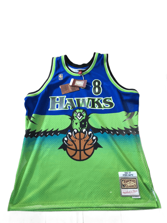 Mitchell & Ness NWT #8 Steve Smith Hawks Mitchell Ness Swingman Jersey ...