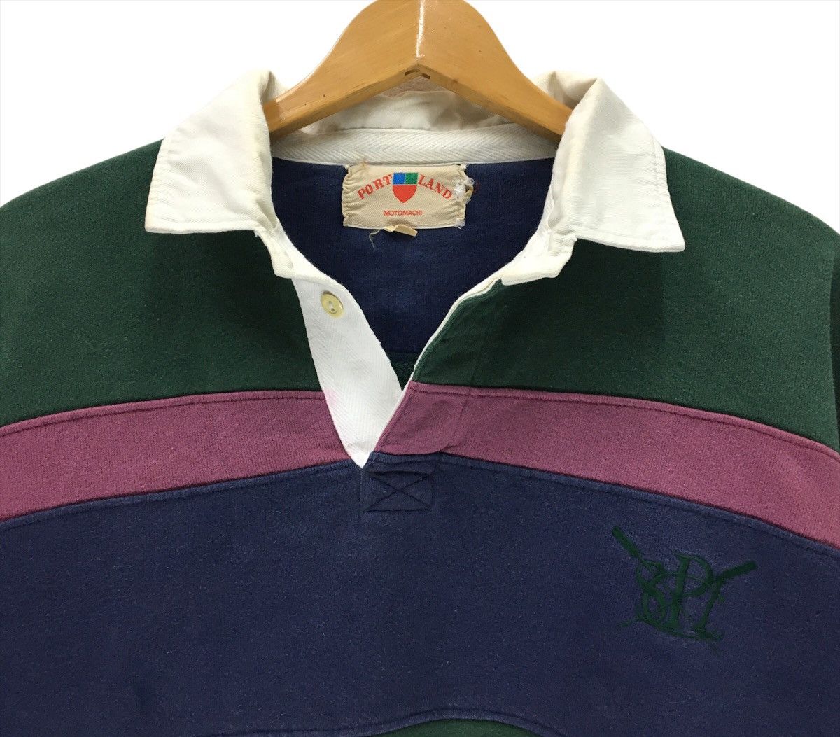 Japanese Brand × Sports Specialties × Vintage Portland Multicolour Nice Design Polos Sweatshirt Size S / US 4 / IT 40 - 4 Thumbnail