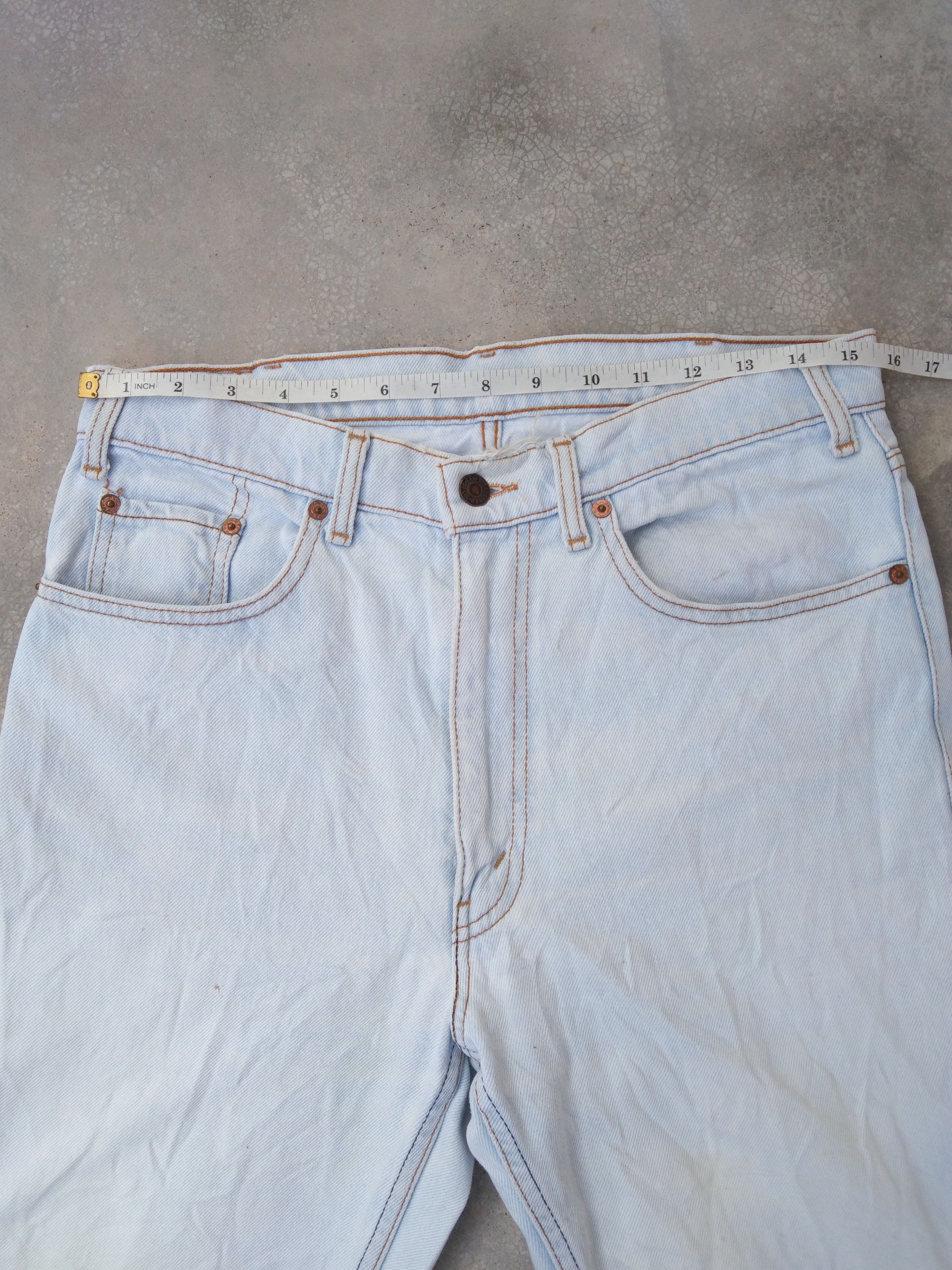 Levi's Vintage Levi's Jeans Faded Blue 31x32 Size US 31 - 7 Thumbnail