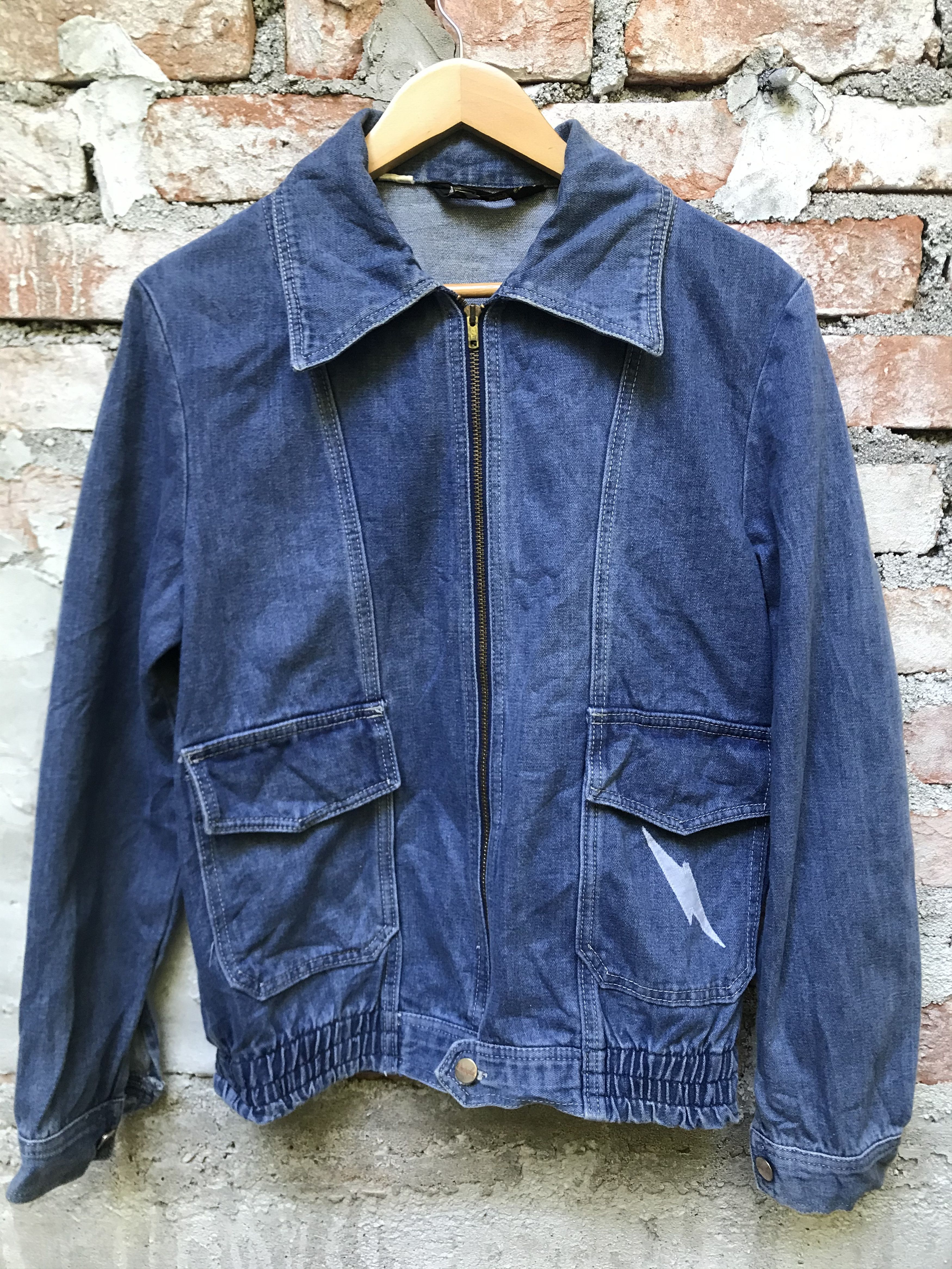 Vintage Vintage Wrangler Silver Strike Talon Zipper Denim Jacket | Grailed