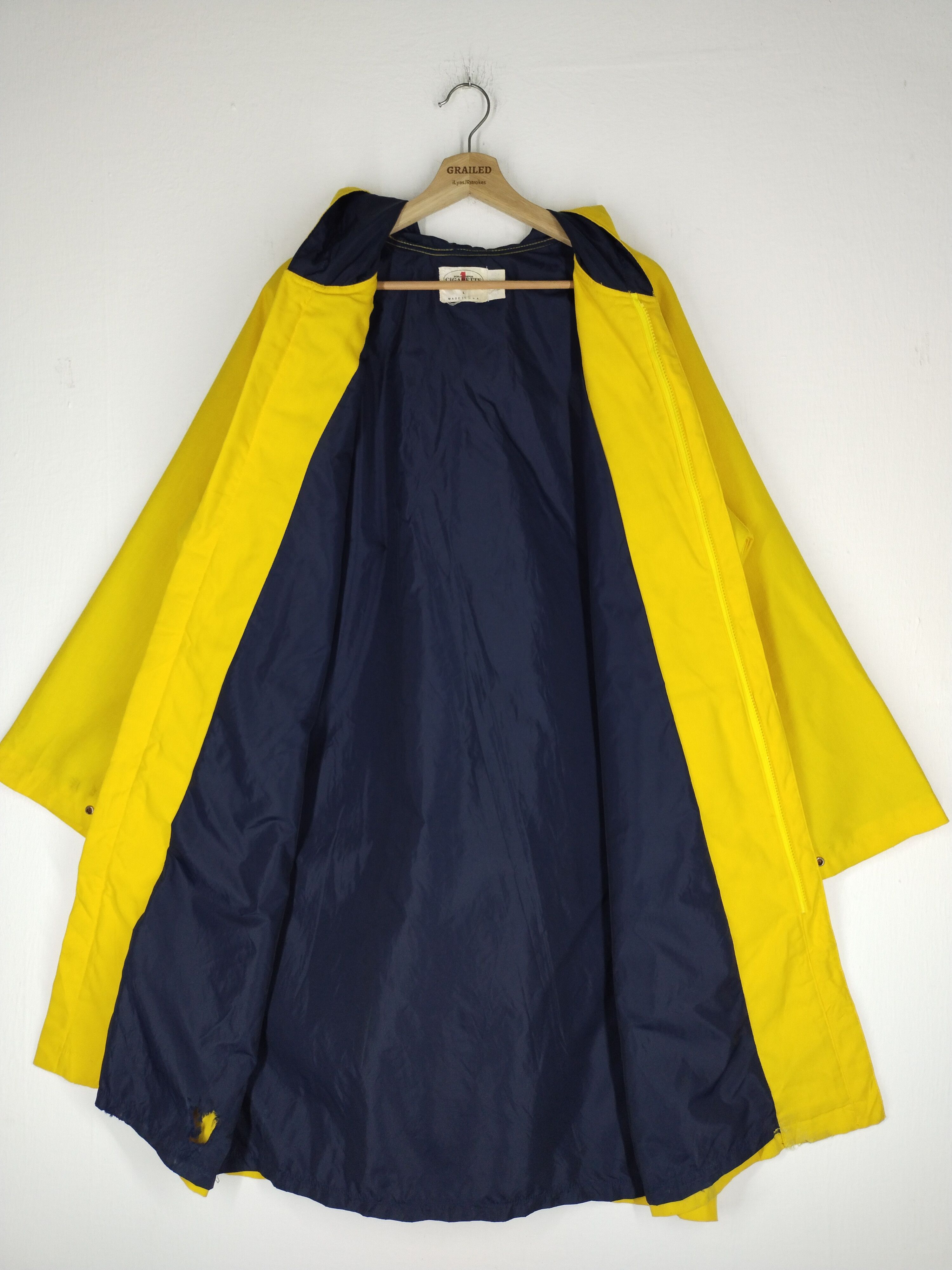 Camel × Vintage 🔥VTG CIGARETTE RACING TEAM USA-JAPAN BOATING LONG COAT Size US L / EU 52-54 / 3 - 2 Thumbnail