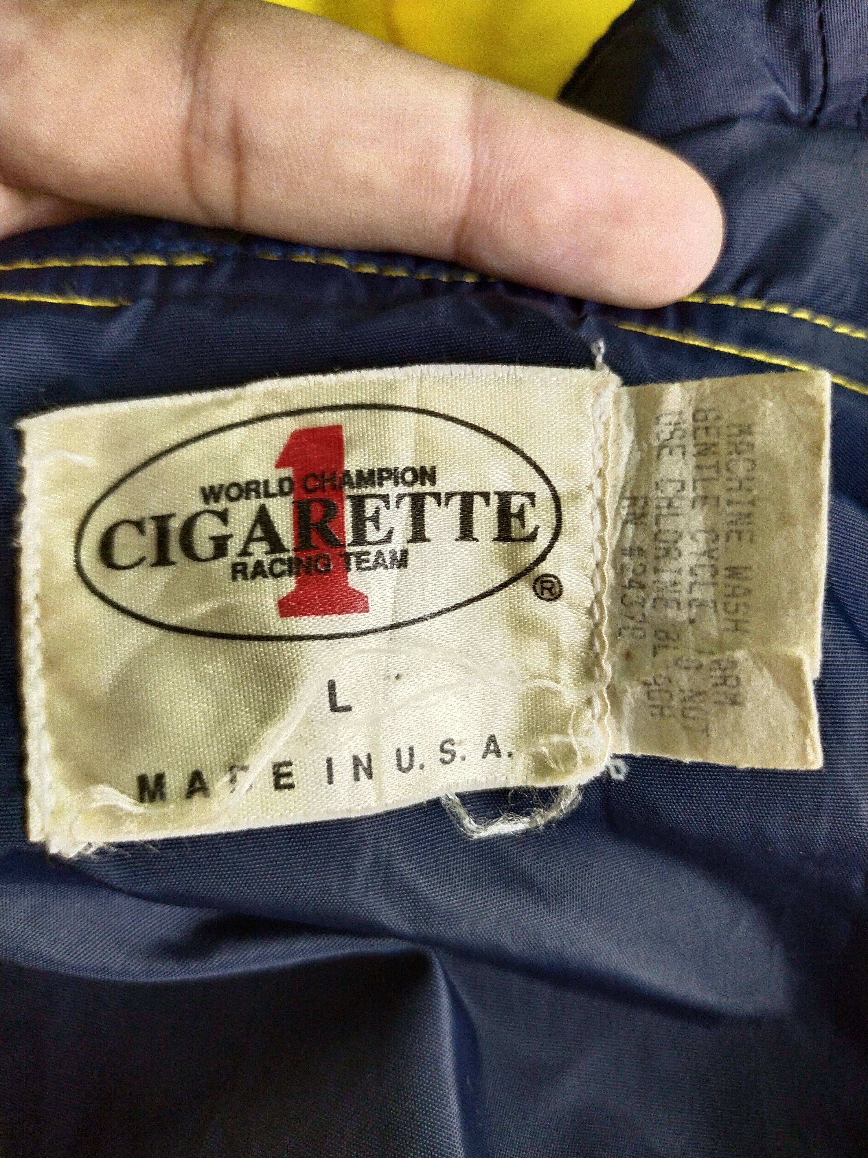 Camel × Vintage 🔥VTG CIGARETTE RACING TEAM USA-JAPAN BOATING LONG COAT Size US L / EU 52-54 / 3 - 14 Thumbnail