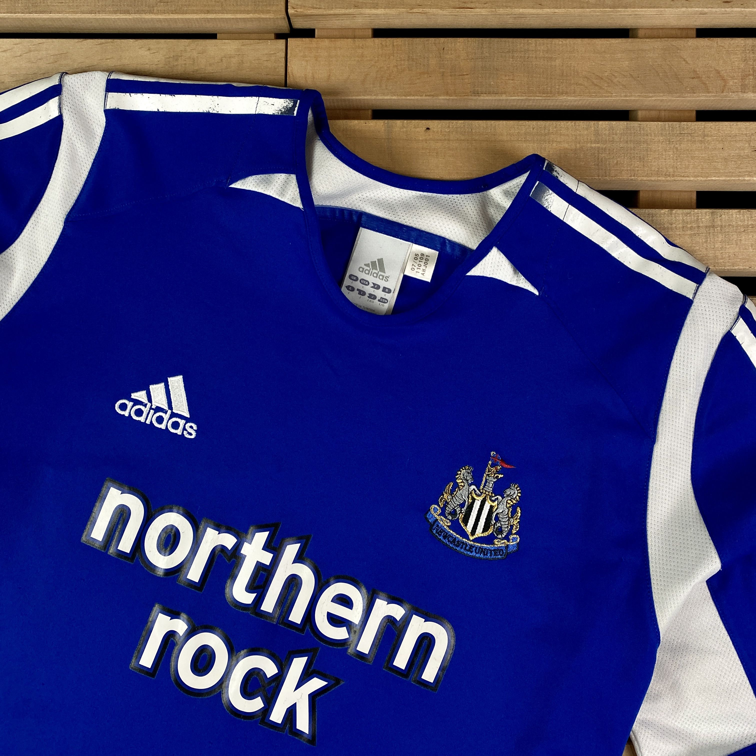 Adidas × Vintage Football T-Shirt Jersey Adidas Newcastle Vintage 2005 Size L Size US L / EU 52-54 / 3 - 2 Thumbnail