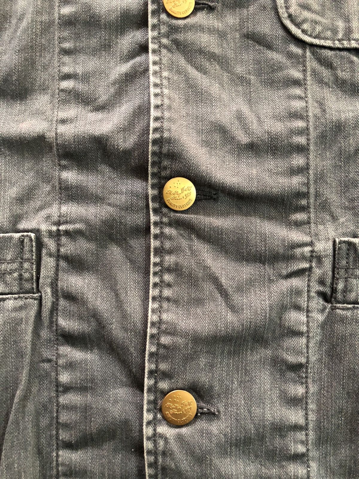 Japanese Brand × Takeo Kikuchi × Vintage Vintage 1990s Takeo Kikuchi Worker chore denim jacket Size US L / EU 52-54 / 3 - 16 Thumbnail