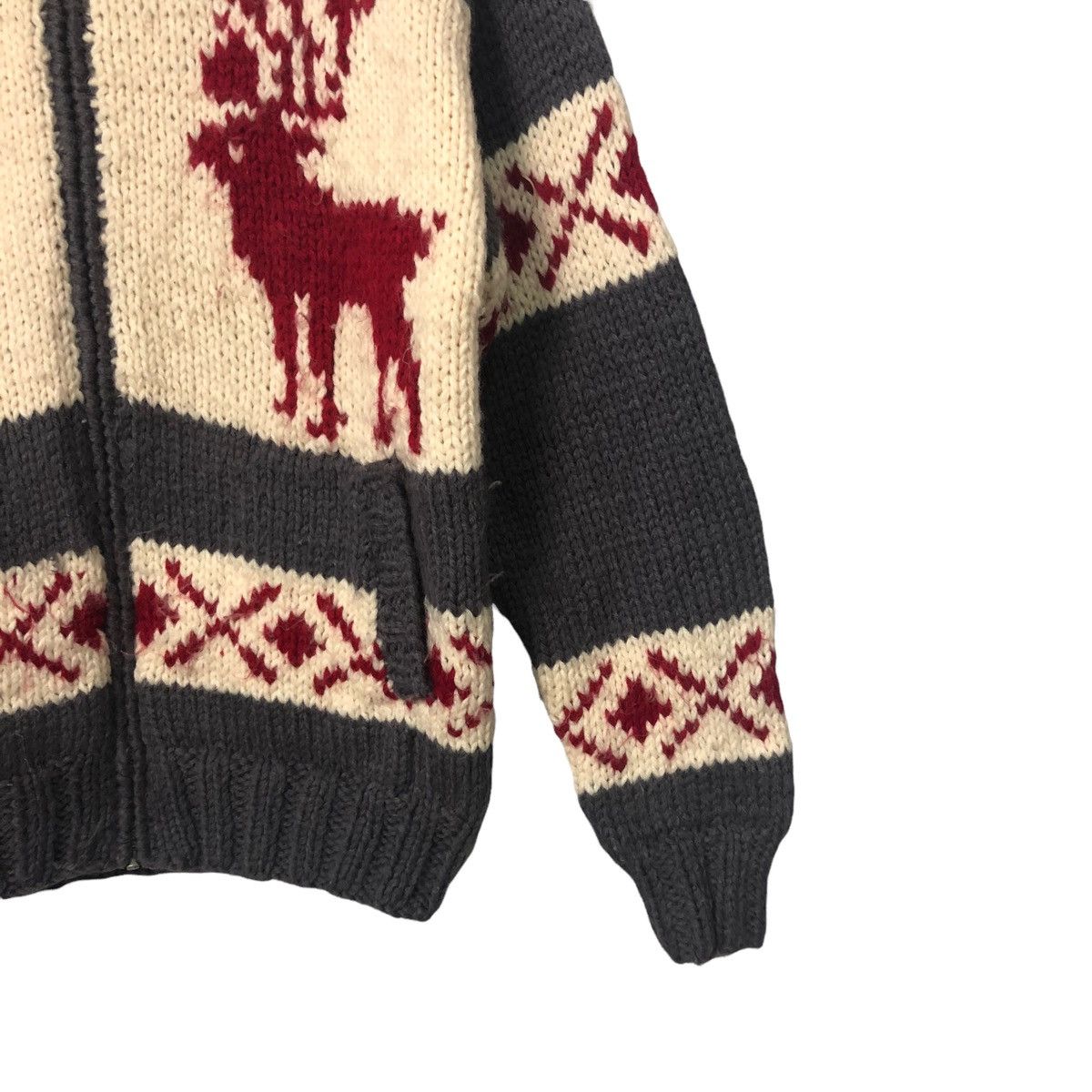 Aran Isles Knitwear Vintage CPS Brand Full Print Zip Up Hoodie Knitwear Jacket Size US M / EU 48-50 / 2 - 2 Thumbnail