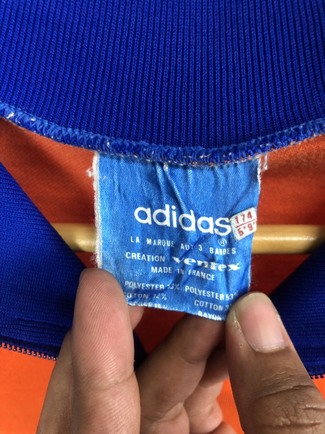 Adidas Vintage adidas ventex made in france 1980's sweater Size US M / EU 48-50 / 2 - 5 Thumbnail