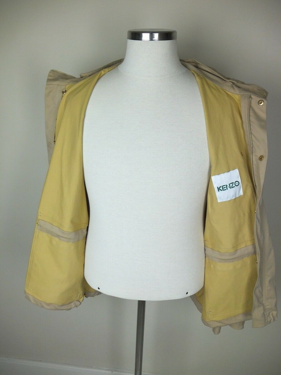 Kenzo KENZO beige hooded cotton tiger jacket authentic Medium NWT Size US M / EU 48-50 / 2 - 10 Thumbnail