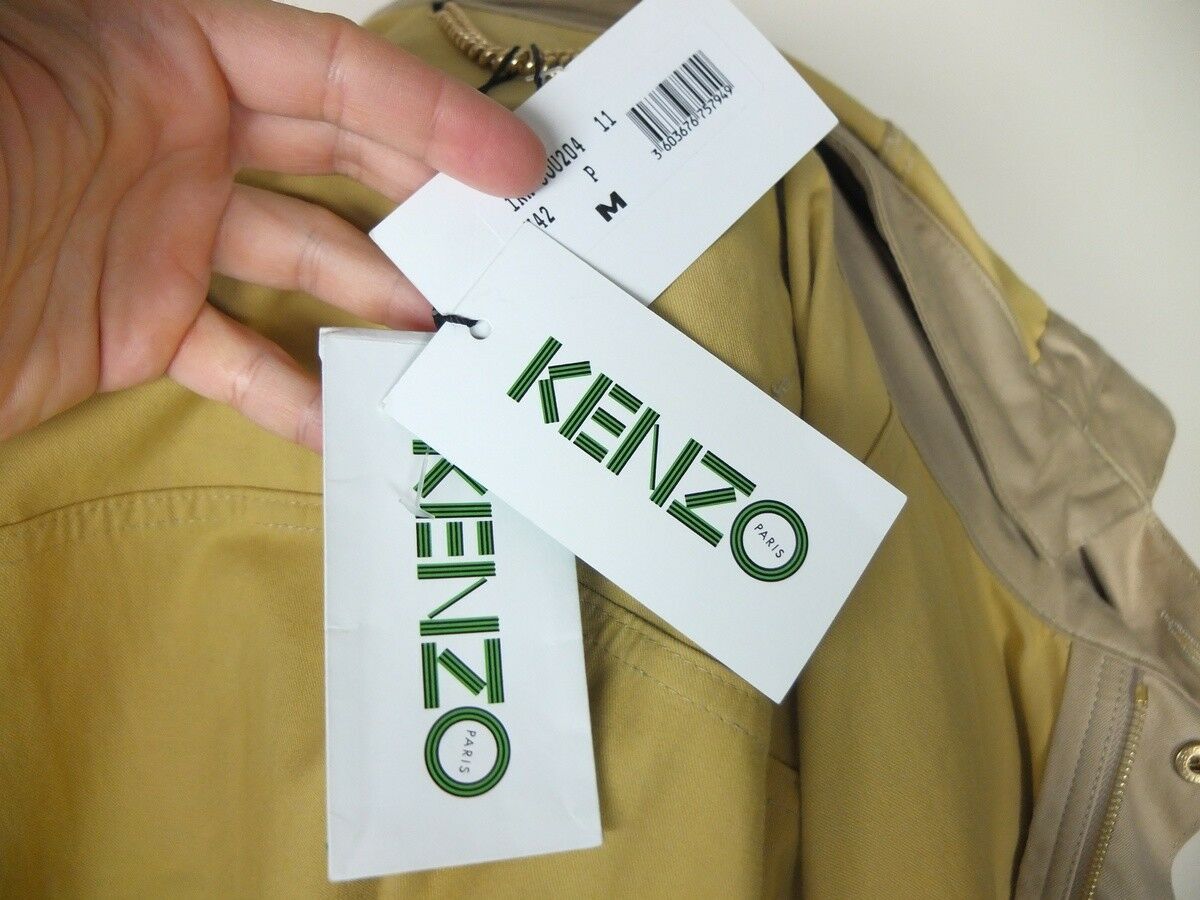 Kenzo KENZO beige hooded cotton tiger jacket authentic Medium NWT Size US M / EU 48-50 / 2 - 11 Thumbnail