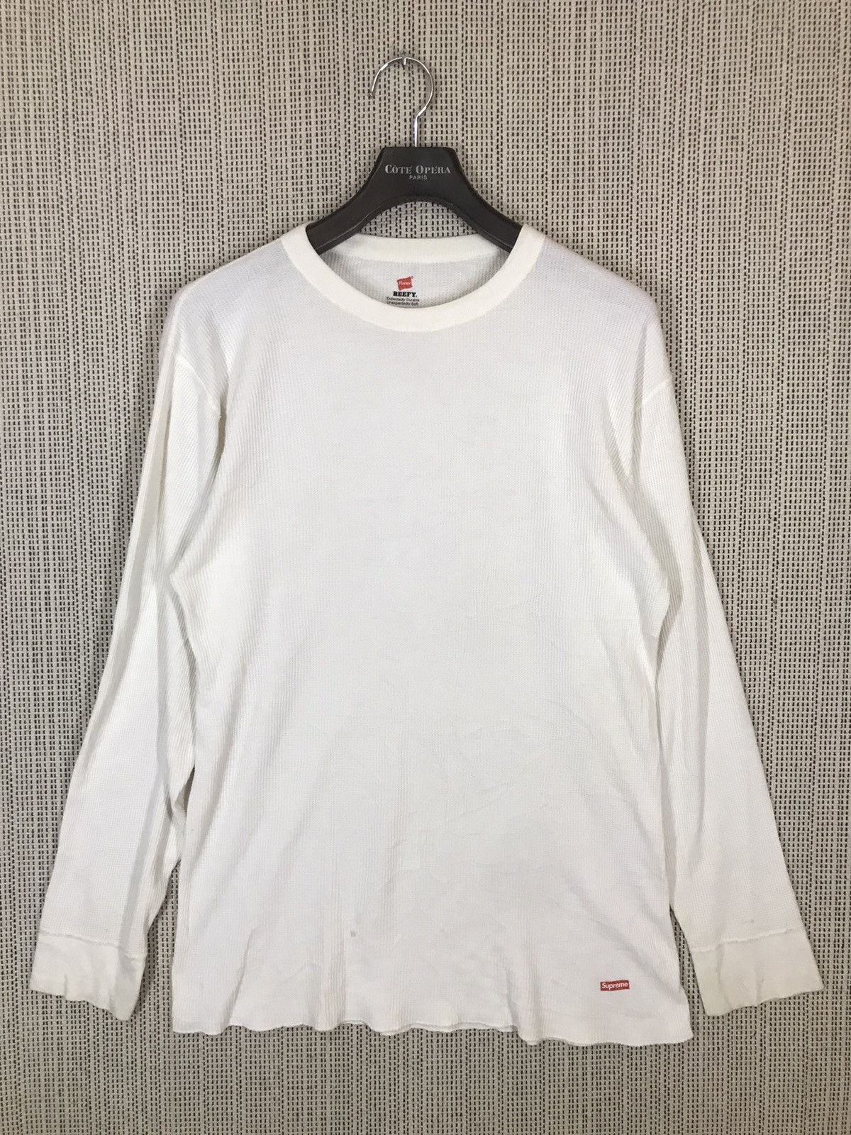 Hanes × Supreme ‼️SUPREME X HANES BASIC TSHIRT LONGSLEEVE ‼️ Size US XL / EU 56 / 4 - 1 Thumbnail