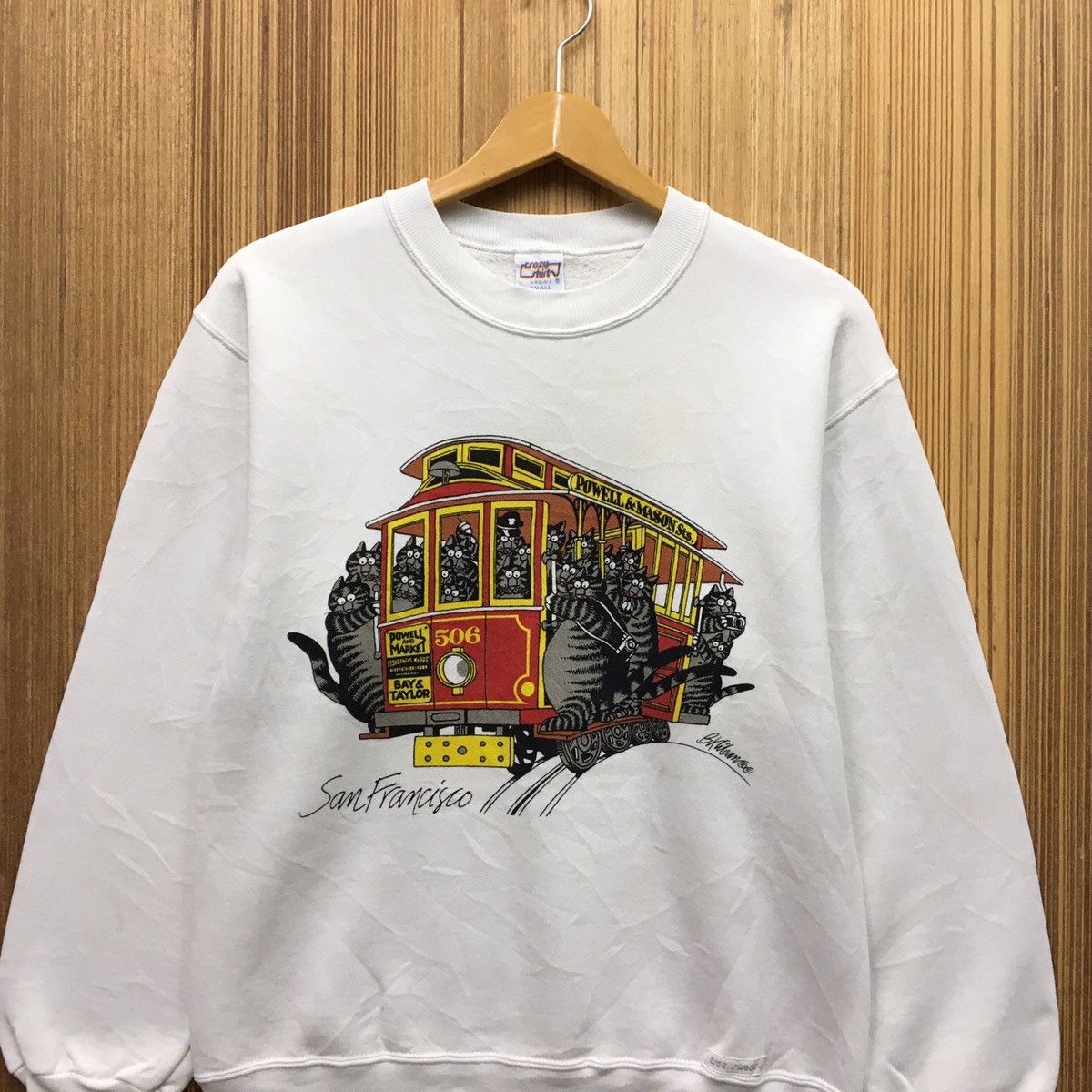 Vintage Vintage BKliban Cat Crewneck Sweatshirt Size XS / US 0-2 / IT 36-38 - 3 Thumbnail