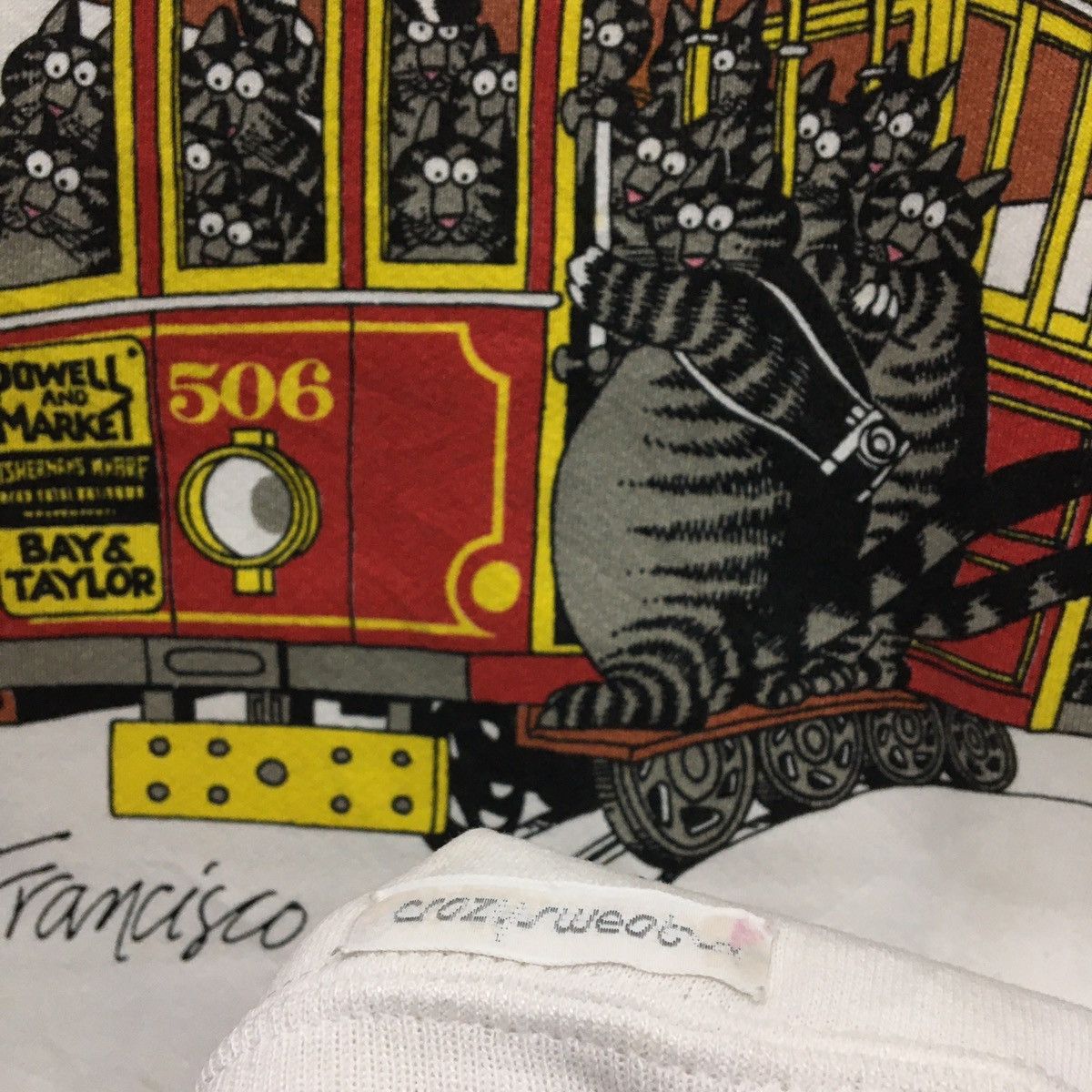 Vintage Vintage BKliban Cat Crewneck Sweatshirt Size XS / US 0-2 / IT 36-38 - 8 Thumbnail