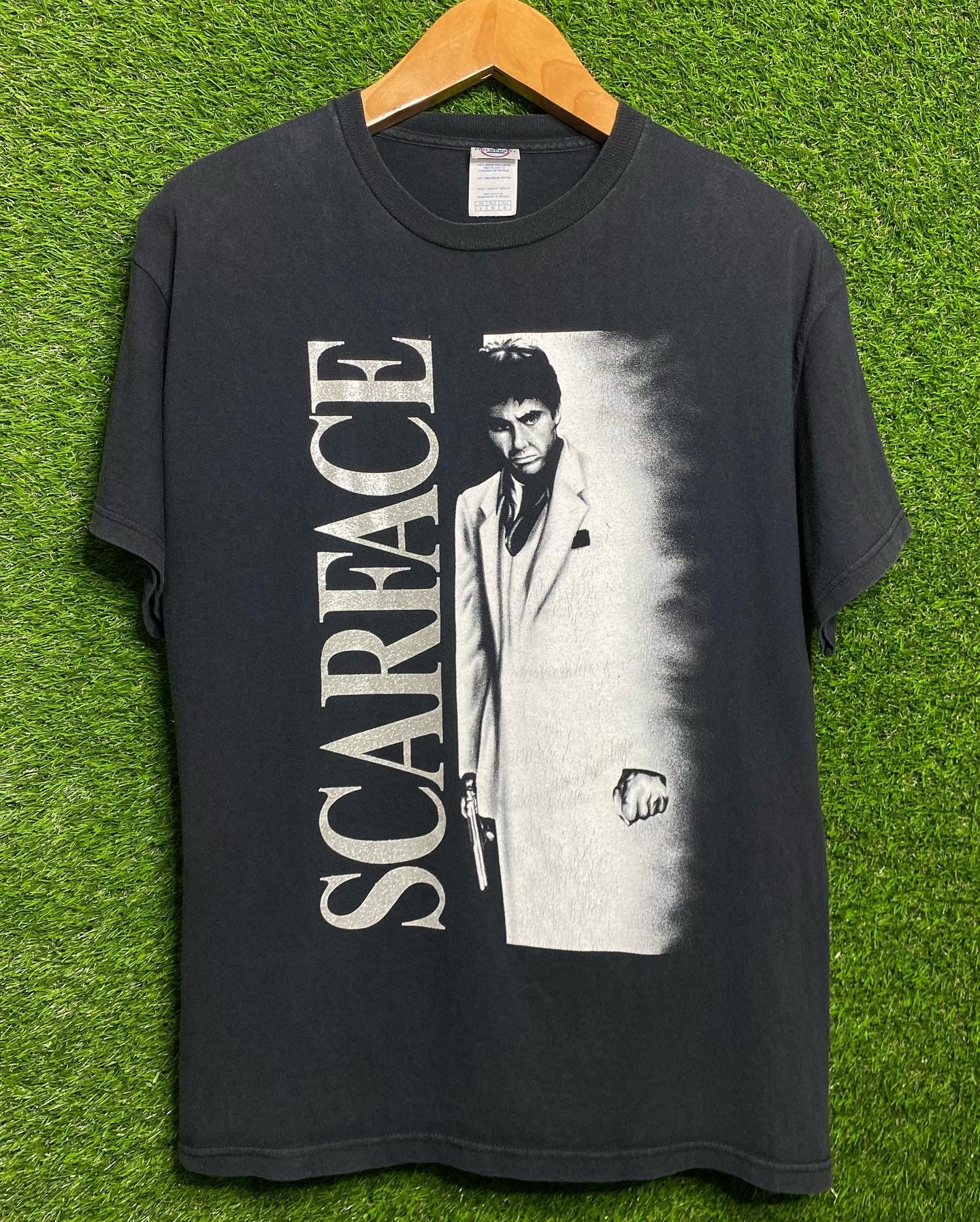 Vintage 🚨Vintage Scarface Tony Montana Movie Promo T-Shirt Size US L / EU 52-54 / 3 - 1 Thumbnail