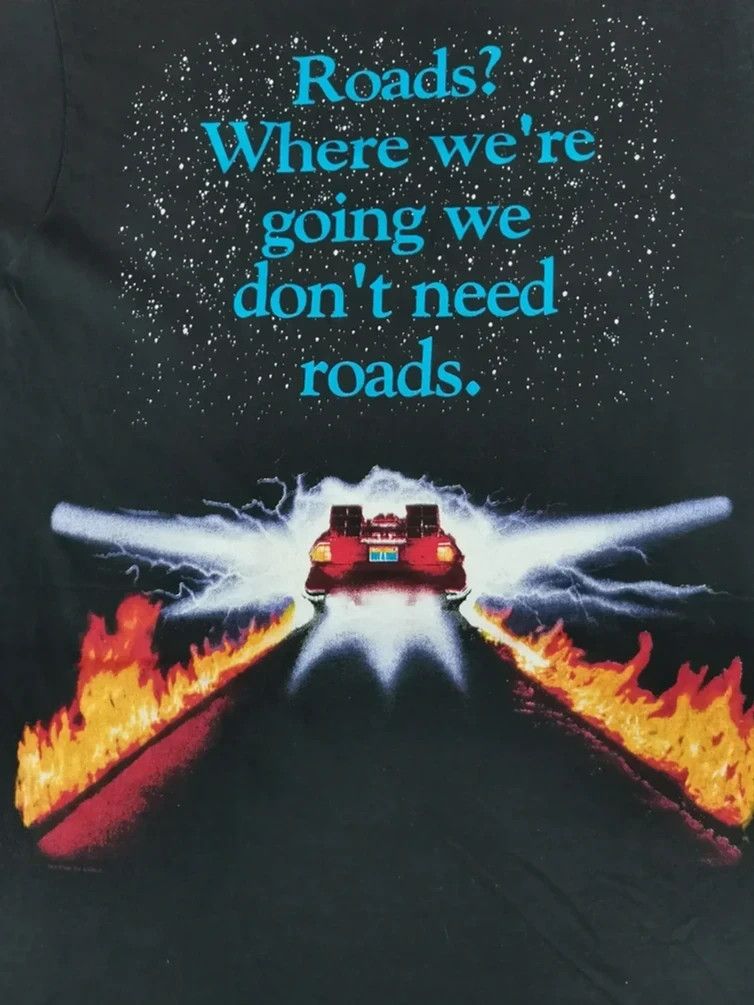 Vintage Vintage Back To The Future Movie Tee Universal Studio Rare Size US S / EU 44-46 / 1 - 2 Thumbnail
