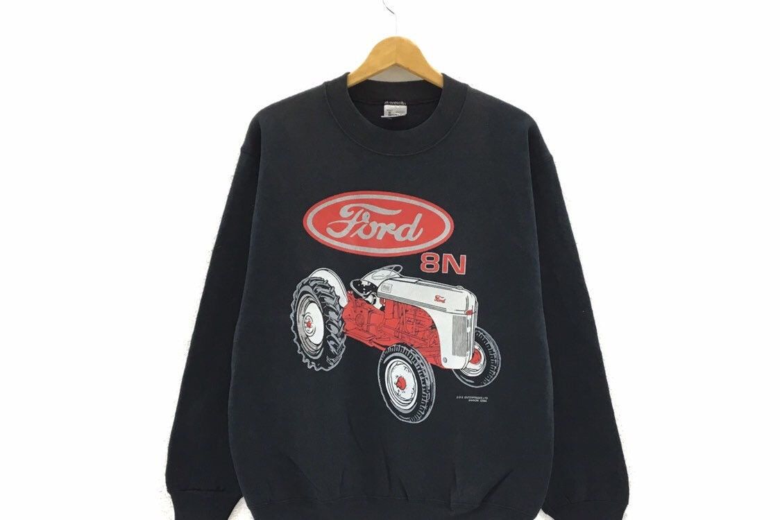 Ford × Fruit Of The Loom × Sports Specialties Vintage 90s FORD TRACTOR Crewneck Sweatshirt Size US M / EU 48-50 / 2 - 3 Thumbnail