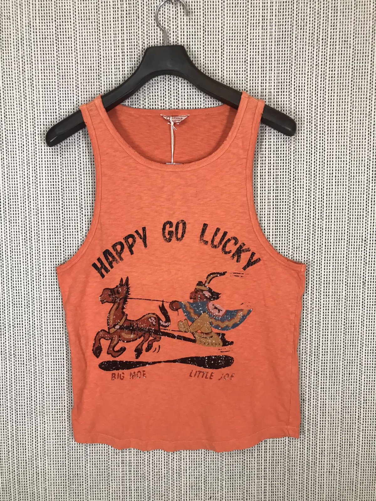 Johnbull × KOJIMA GENES ‼️JOHN BULL X KOJIMA JAPAN TANKTOP HAPPY GO LUCKY‼️ Size US M / EU 48-50 / 2 - 1 Thumbnail