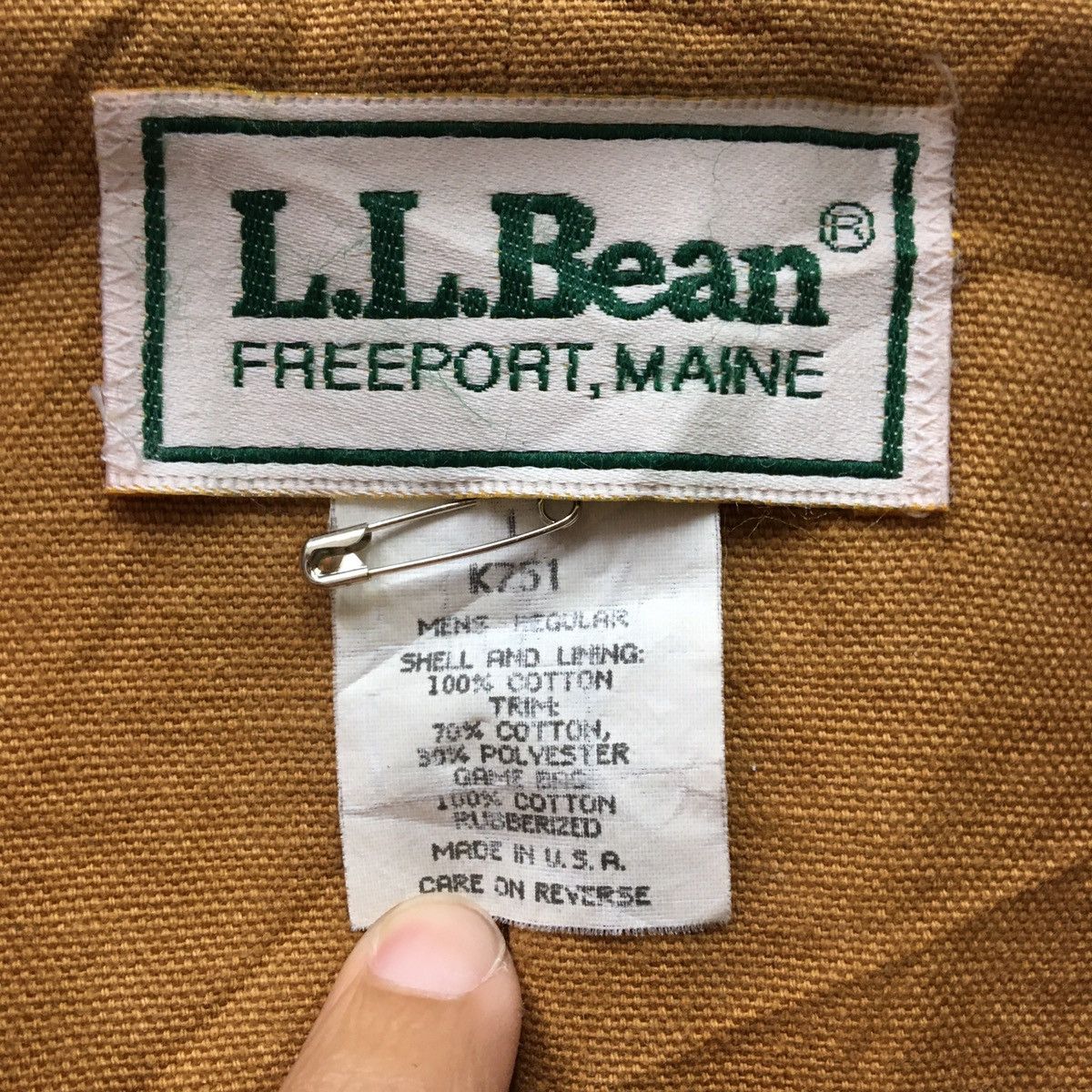 L.L. Bean L.L. BEAN Plain Denime Jacket Size US L / EU 52-54 / 3 - 11 Thumbnail