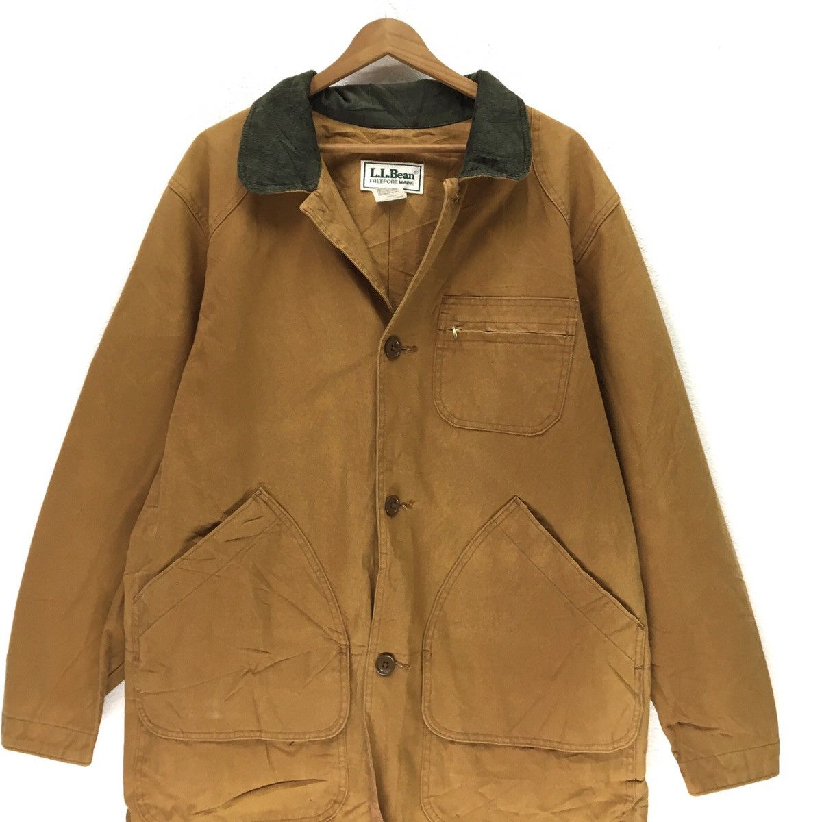 L.L. Bean L.L. BEAN Plain Denime Jacket Size US L / EU 52-54 / 3 - 4 Thumbnail