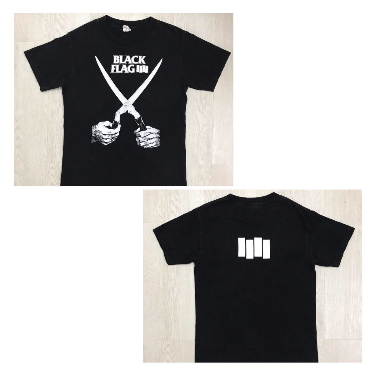 Band Tees × Vintage Vintage BLACK FLAG Band Tee Silverchair Nirvana Size US S / EU 44-46 / 1 - 1 Thumbnail