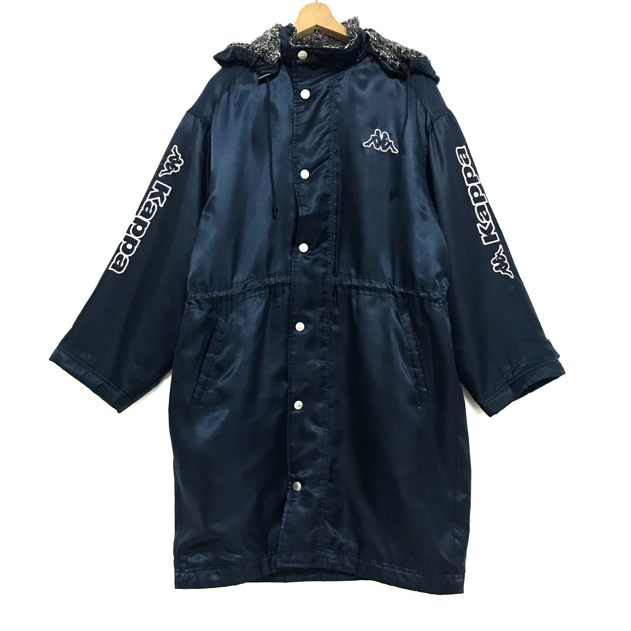 Japanese Brand × Kappa × Vintage Vintage Kappa long jacket big logo Size US L / EU 52-54 / 3 - 4 Thumbnail
