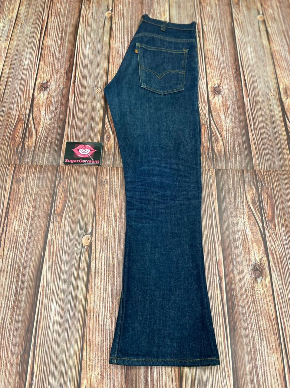 Levi's Levis 646 Bell Bottom Flare Bootcut Orange Tab Jeans Size US 30 / EU 46 - 2 Thumbnail