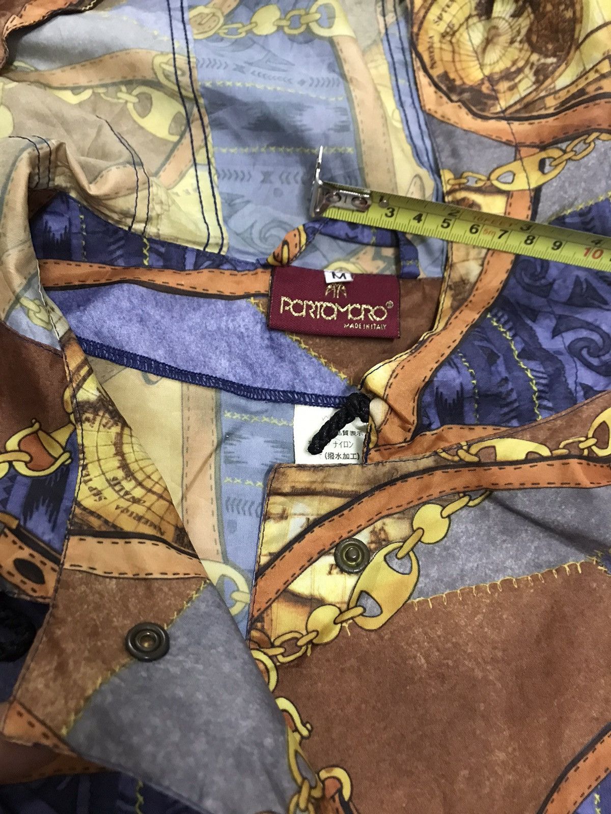 Vintage Vintage Italian Designer Porto Moro Windbreaker Hoodie Size US L / EU 52-54 / 3 - 4 Thumbnail