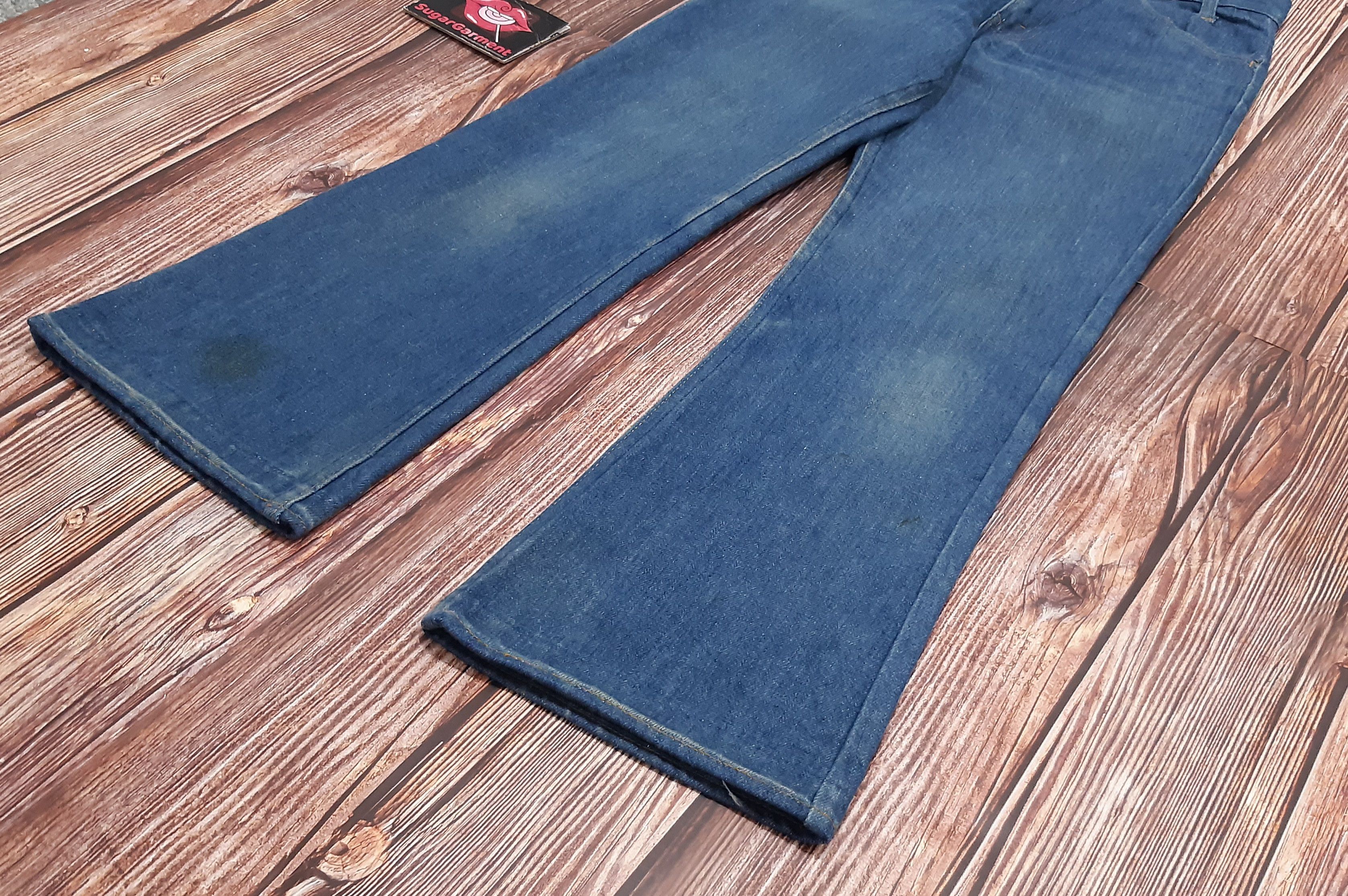 Levi's × Vintage Levis 746 Jeans Bell Bottom Flare Bootcut Orange Tab USA #6 Size US 28 / EU 44 - 2 Thumbnail