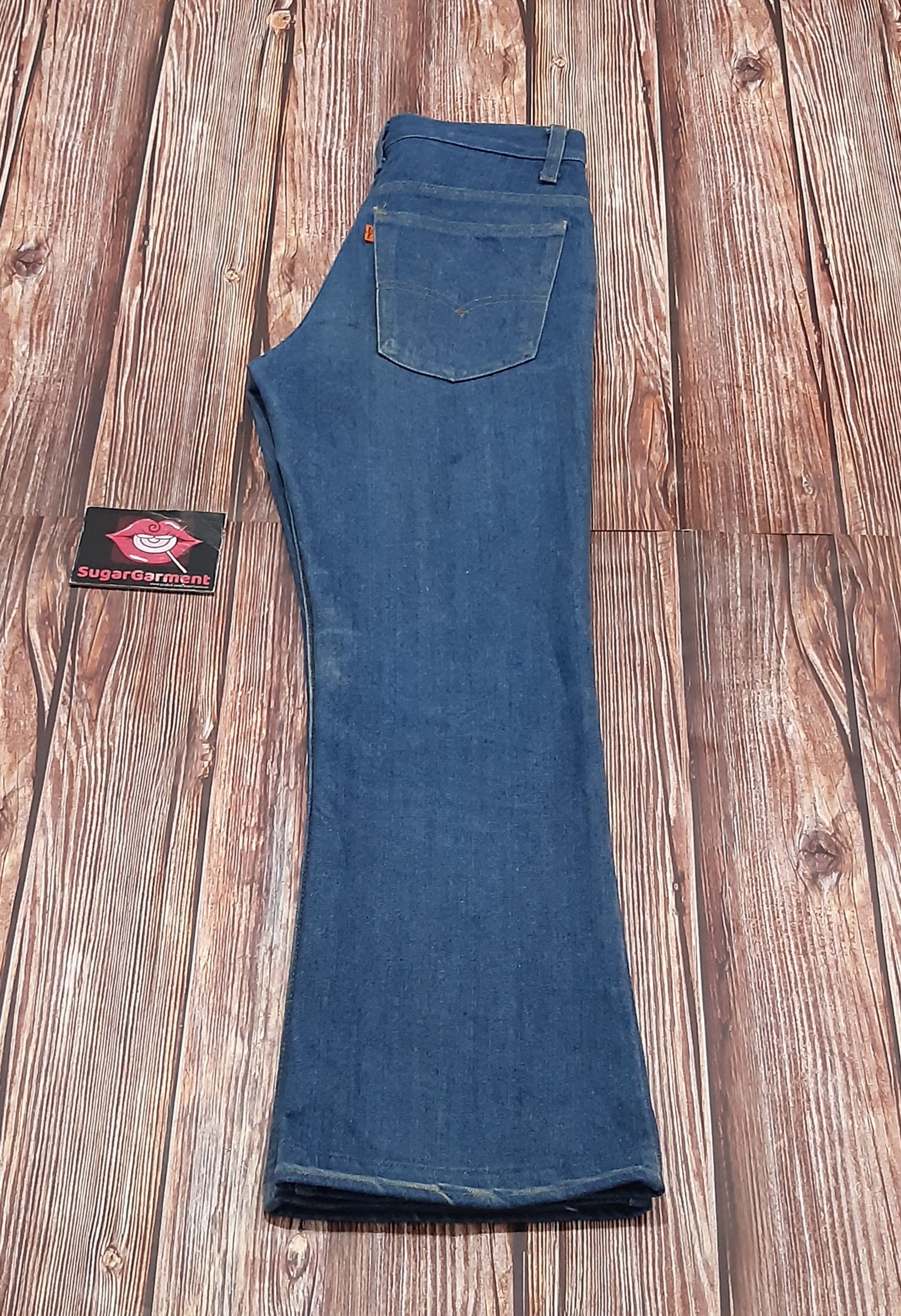Levi's × Vintage Levis 746 Jeans Bell Bottom Flare Bootcut Orange Tab USA #6 Size US 28 / EU 44 - 8 Thumbnail