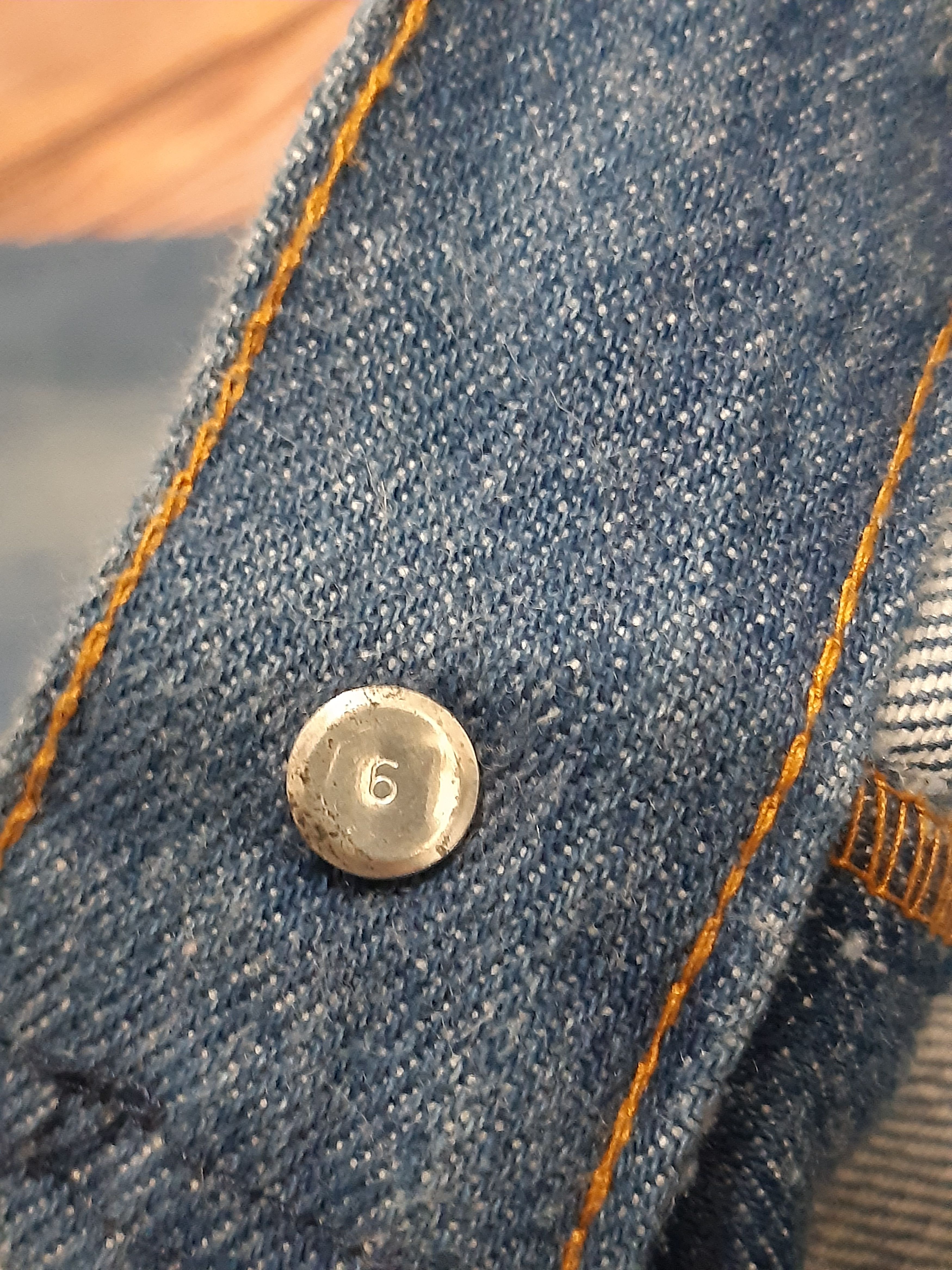 Levi's × Vintage Levis 746 Jeans Bell Bottom Flare Bootcut Orange Tab USA #6 Size US 28 / EU 44 - 5 Thumbnail