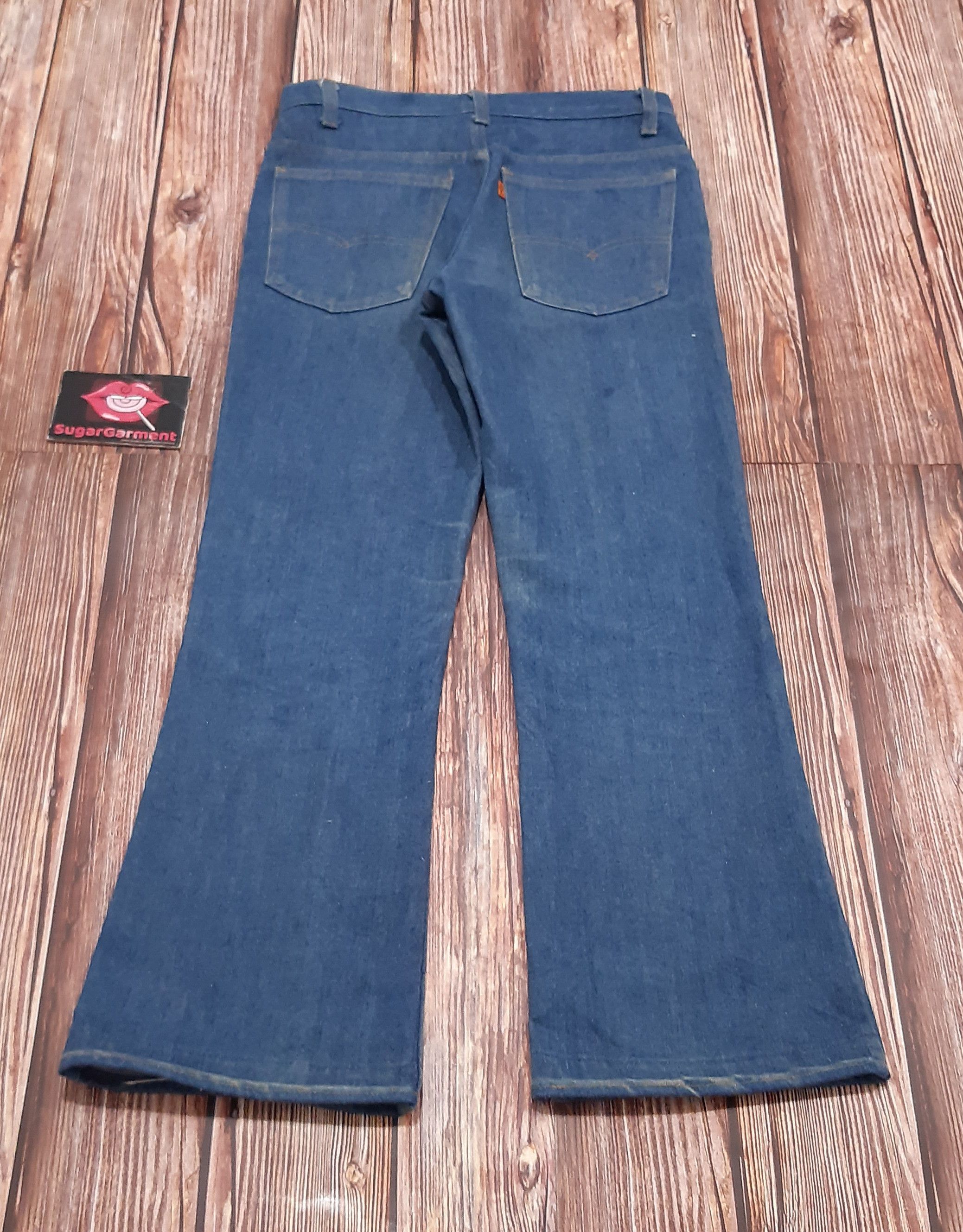Levi's × Vintage Levis 746 Jeans Bell Bottom Flare Bootcut Orange Tab USA #6 Size US 28 / EU 44 - 10 Thumbnail